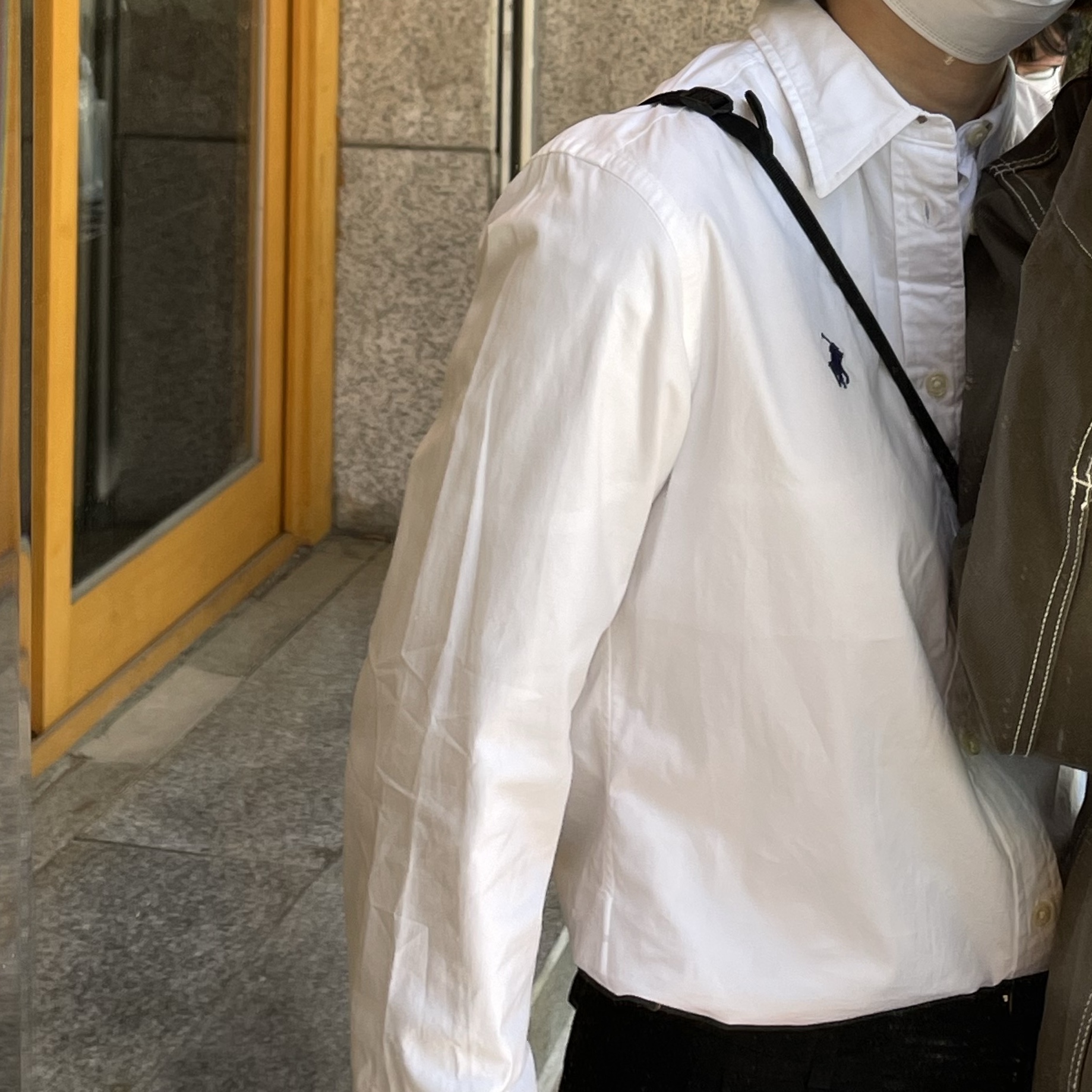 [30% 적립] Polo Ralph Lauren Classic Fit Garment Dyed Oxford Shirt White 착용 스타일