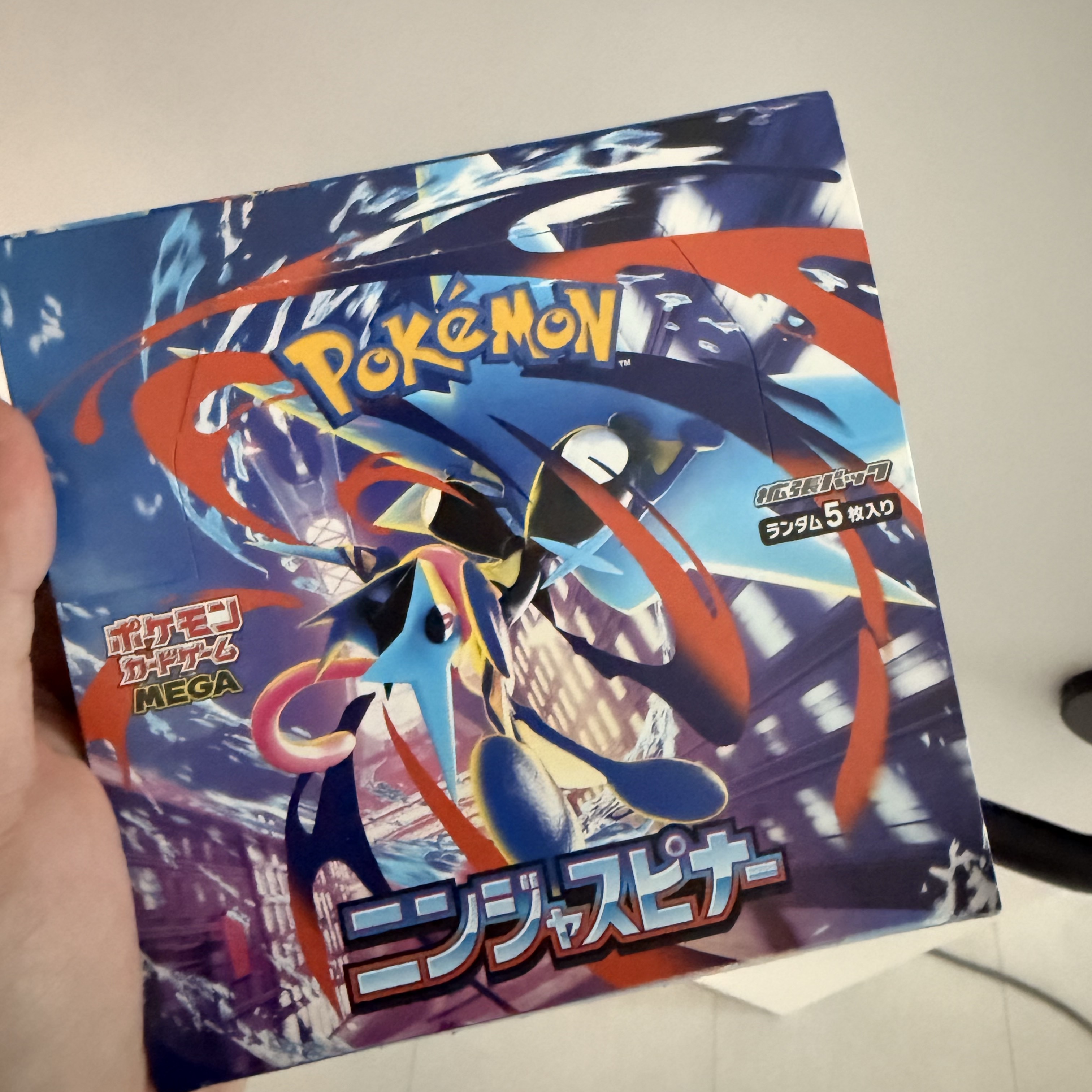 Pokemon TCG MEGA Expansion Pack Ninja Spinner 1 Box (Pack of 30/Japanese Ver.) 착용 스타일 - 3