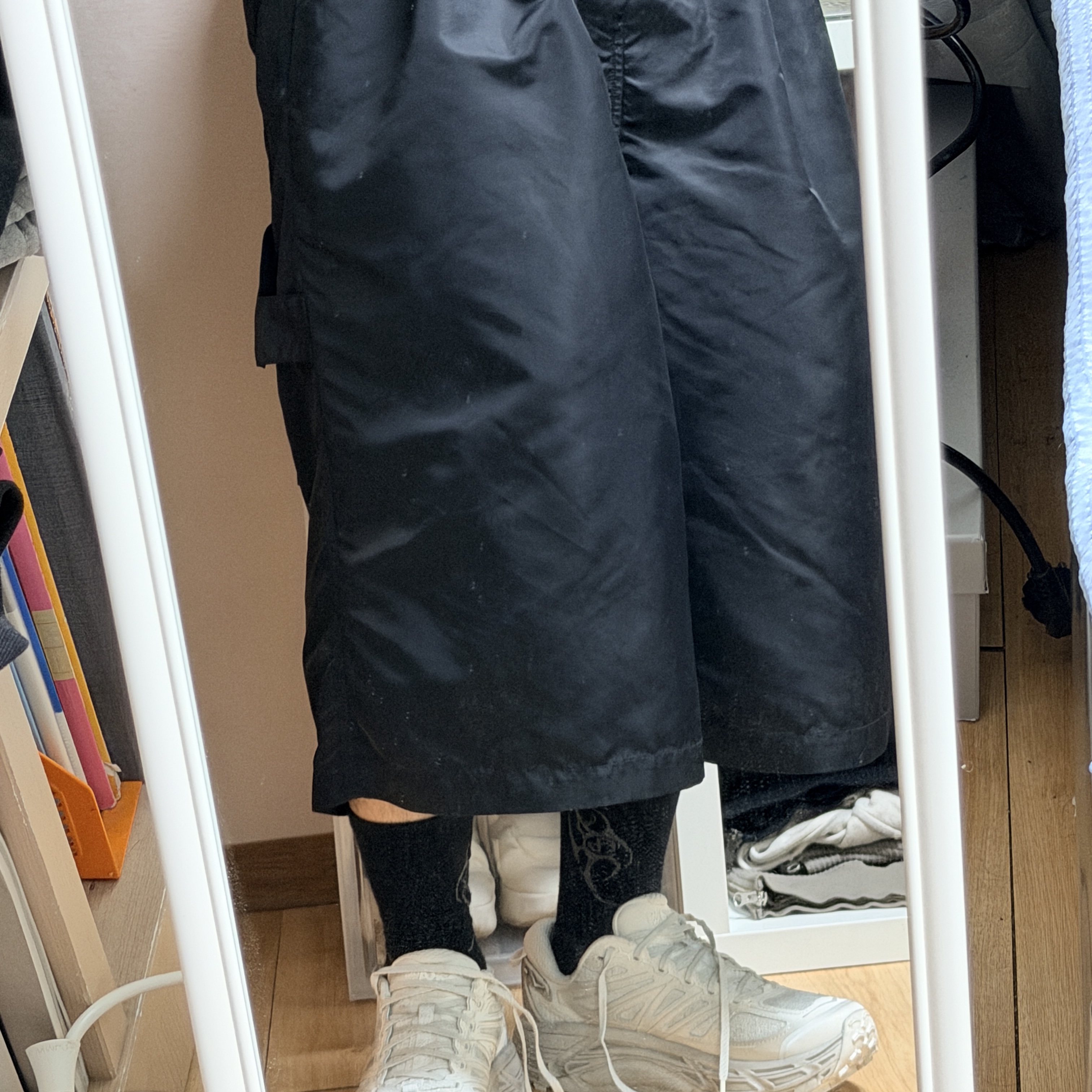 Hoka x Xlim Mafate Speed 2 TS Grey Foam, MJD Washed Ripstop Cargo Pants Sweet Potato 착용 스타일 - 2