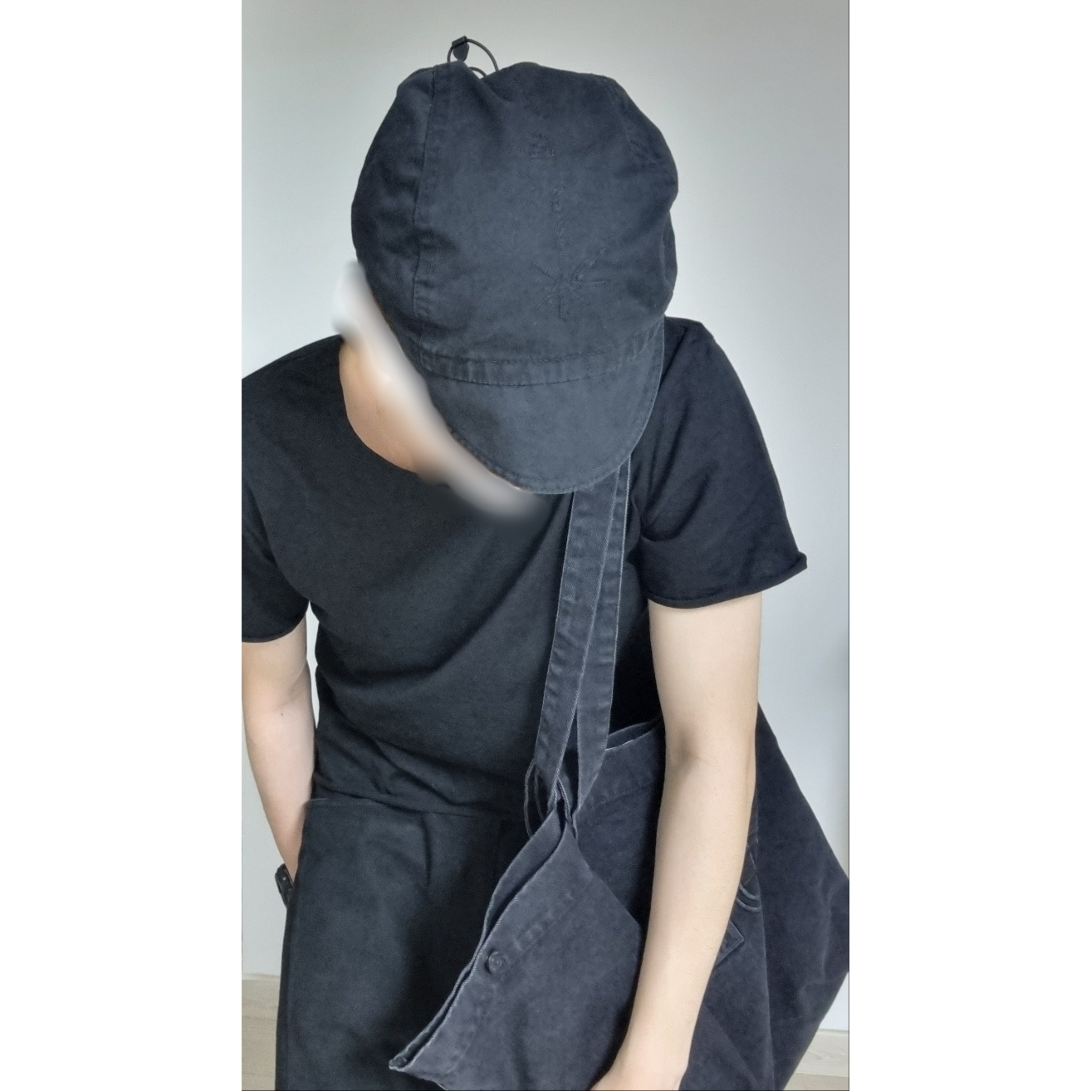 Hoka x Xlim Mafate Speed 2 TS Black Charcoal, Xlim Ep.6 04 Trousers Black 착용 스타일 - 4