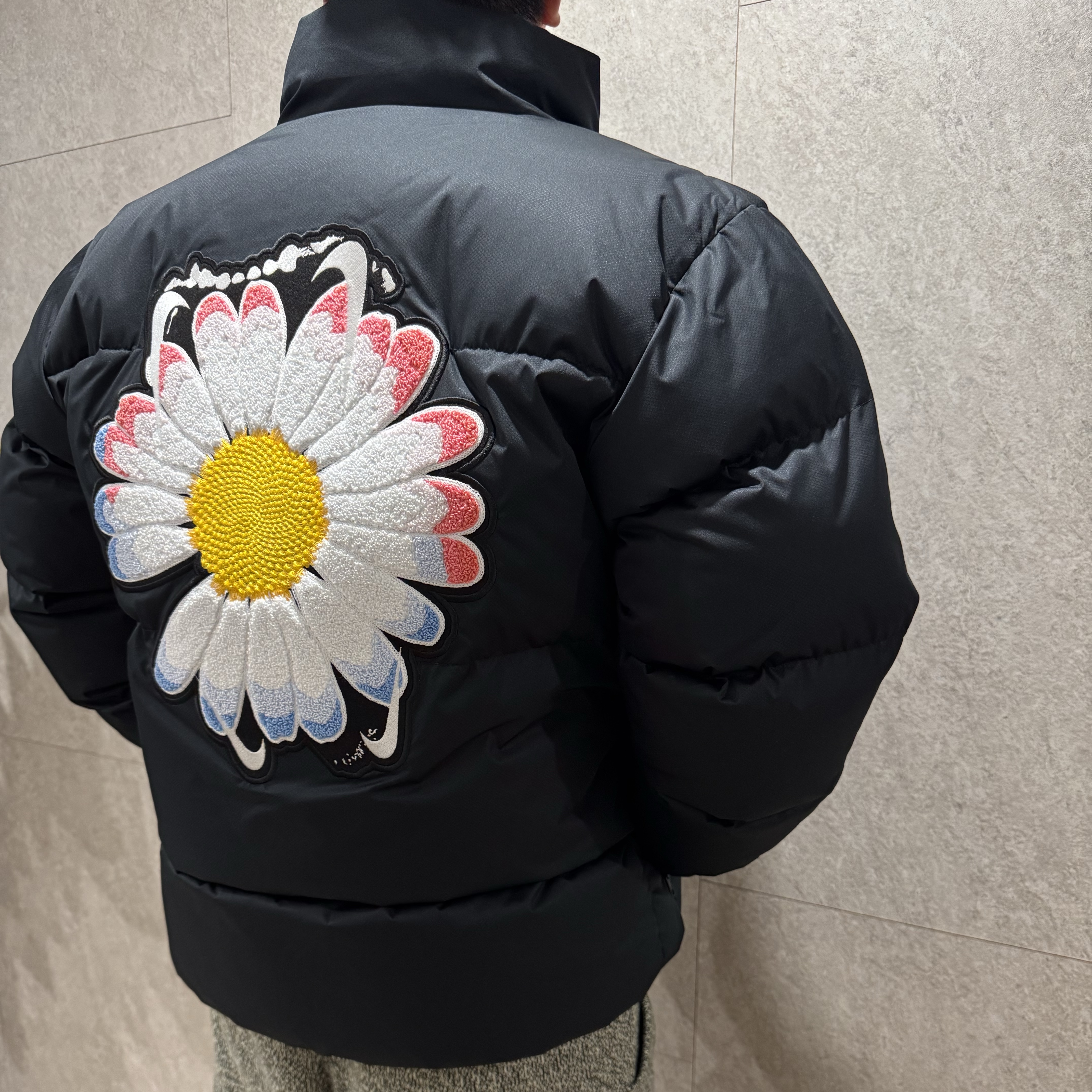 Nike x Peaceminusone Korea Puffer Jacket Black (IM3224-010) 착용 스타일
