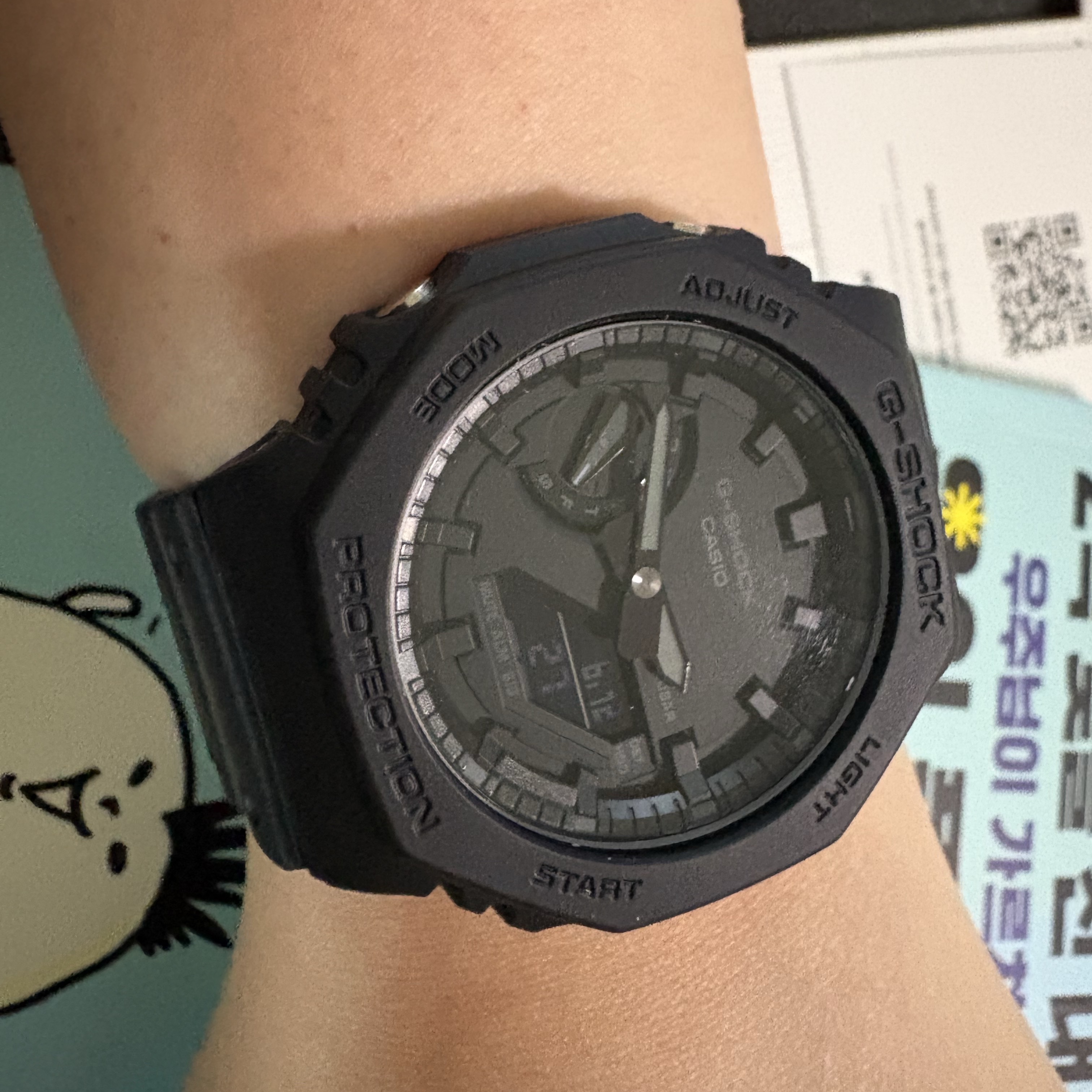 Casio G-Shock GA-2100-1A1 착용 스타일 - 2