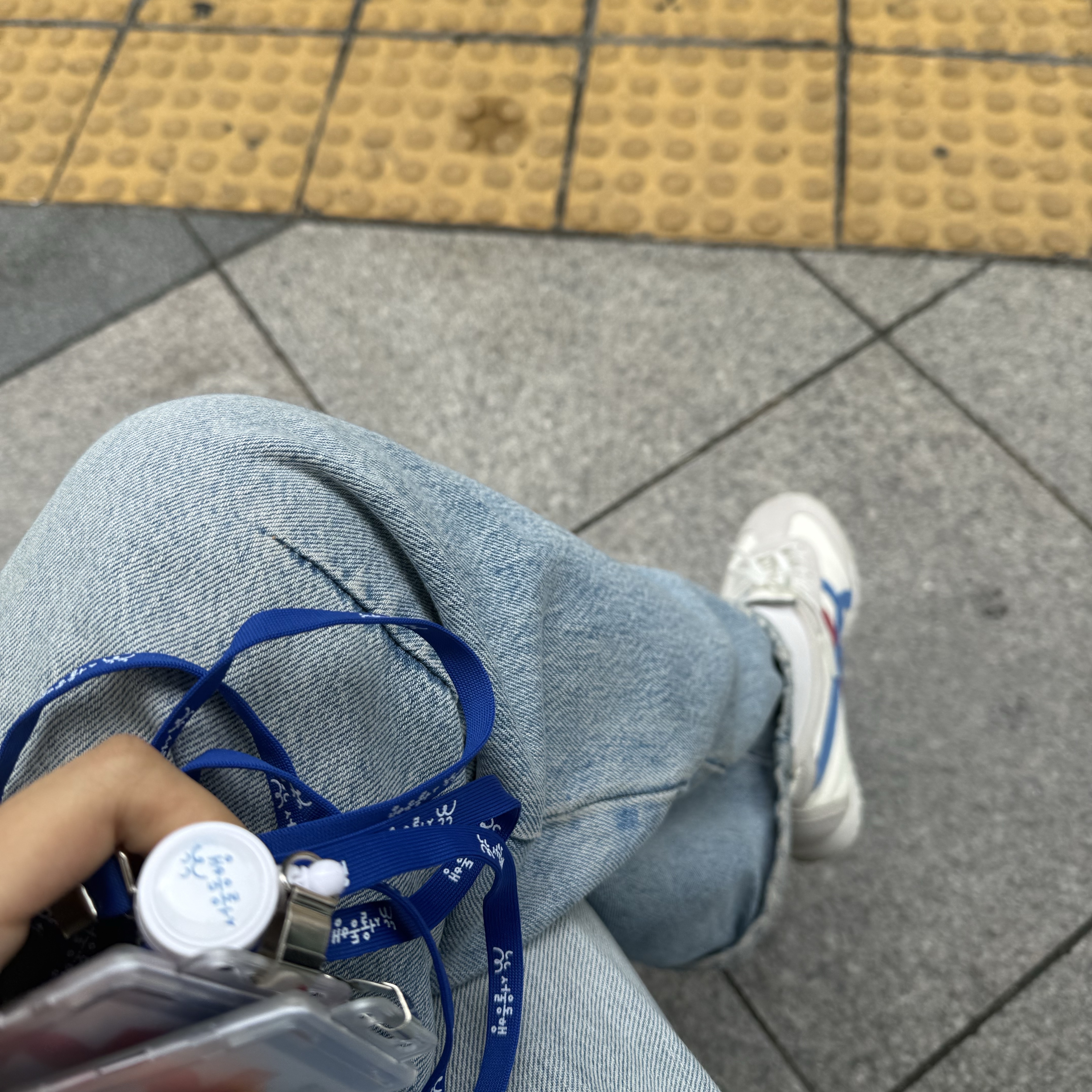 Onitsuka Tiger Mexico 66 White Blue 착용 스타일