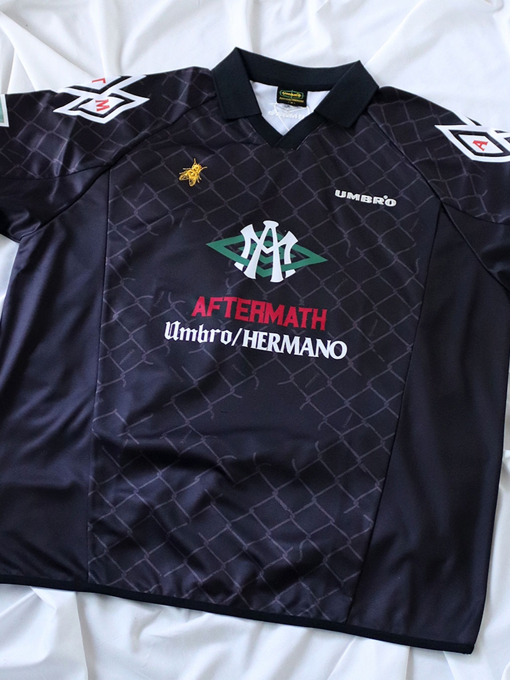 Atm X Umbro Football Jersey Black 착용 스타일 - 1