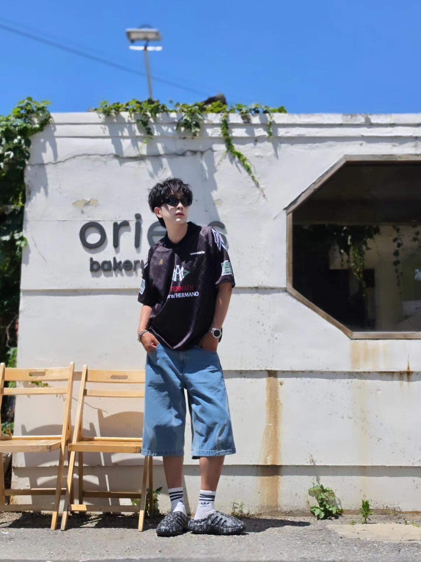 Atm X Umbro Football Jersey Black 착용 스타일 - 5