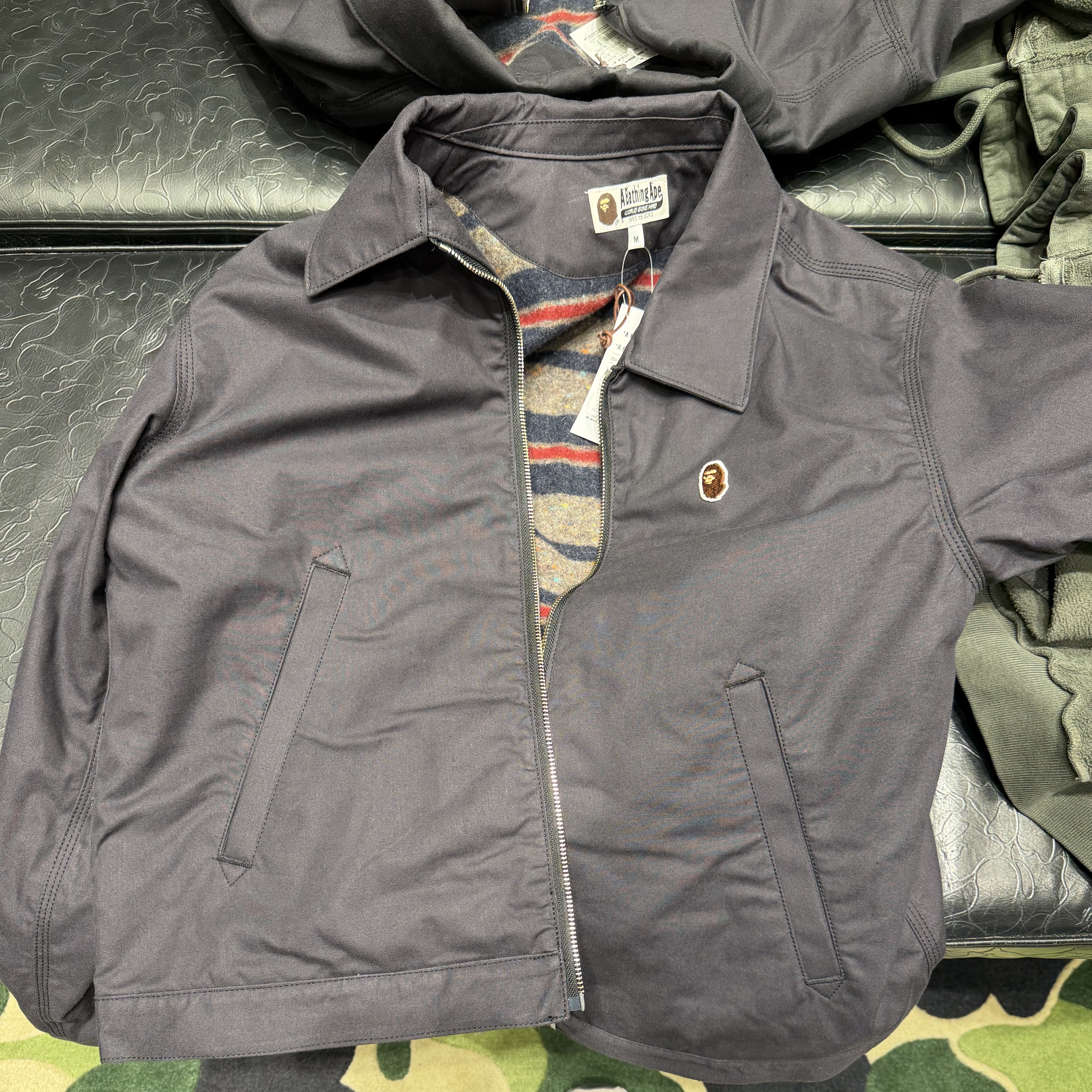 BAPE Work Jacket Black 착용 스타일