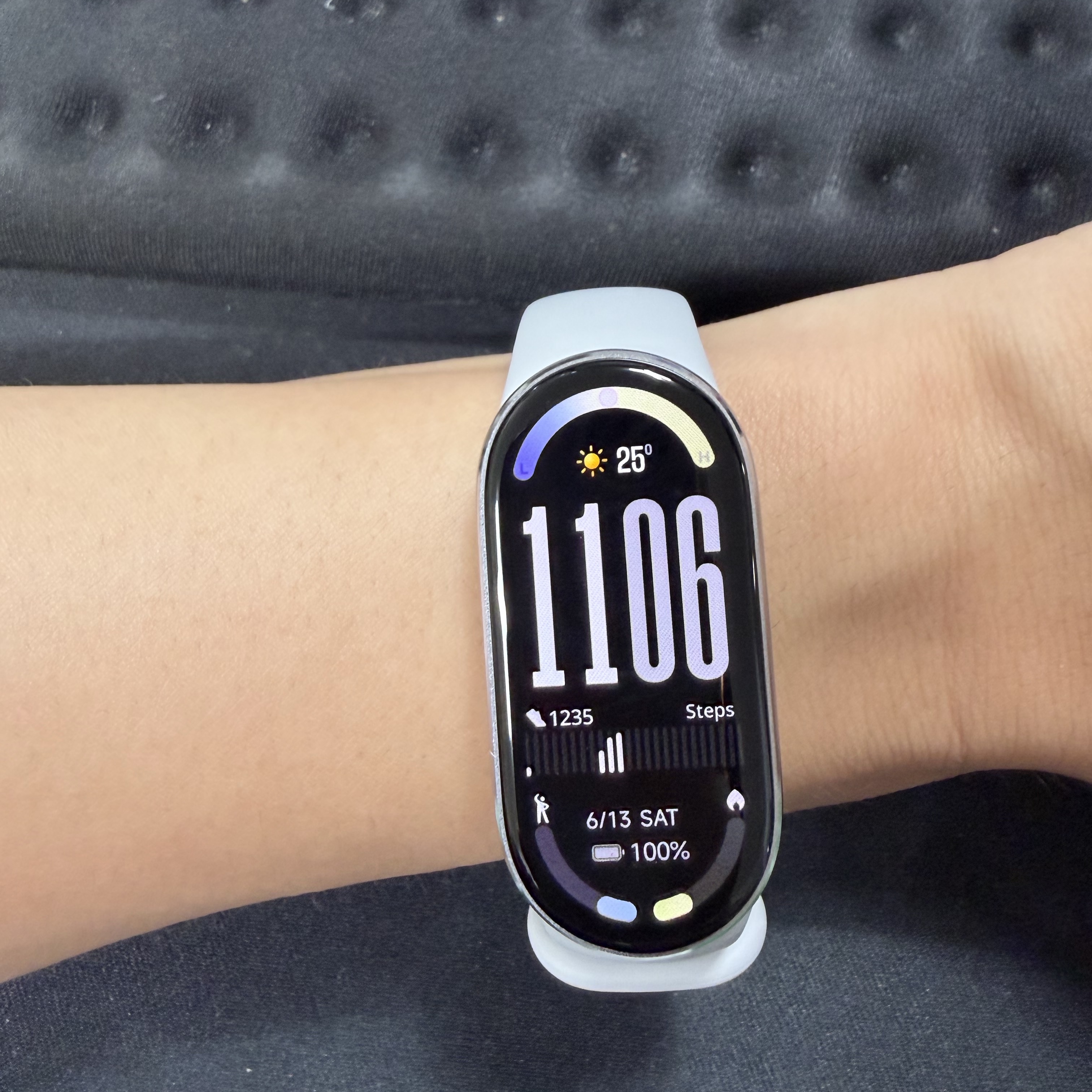 Xiaomi Smart band 10 착용 스타일