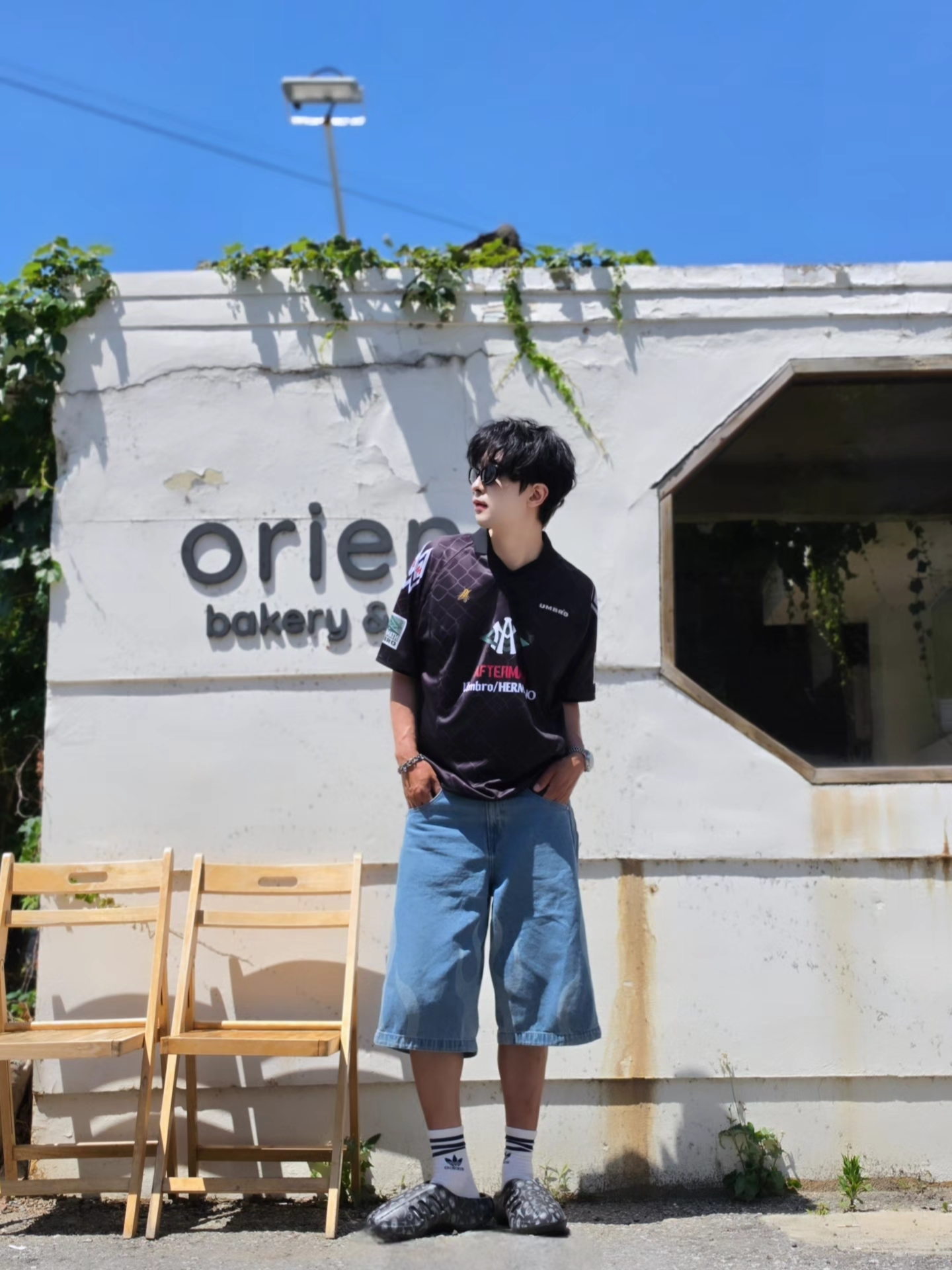 Atm X Umbro Football Jersey Black 착용 스타일 - 2