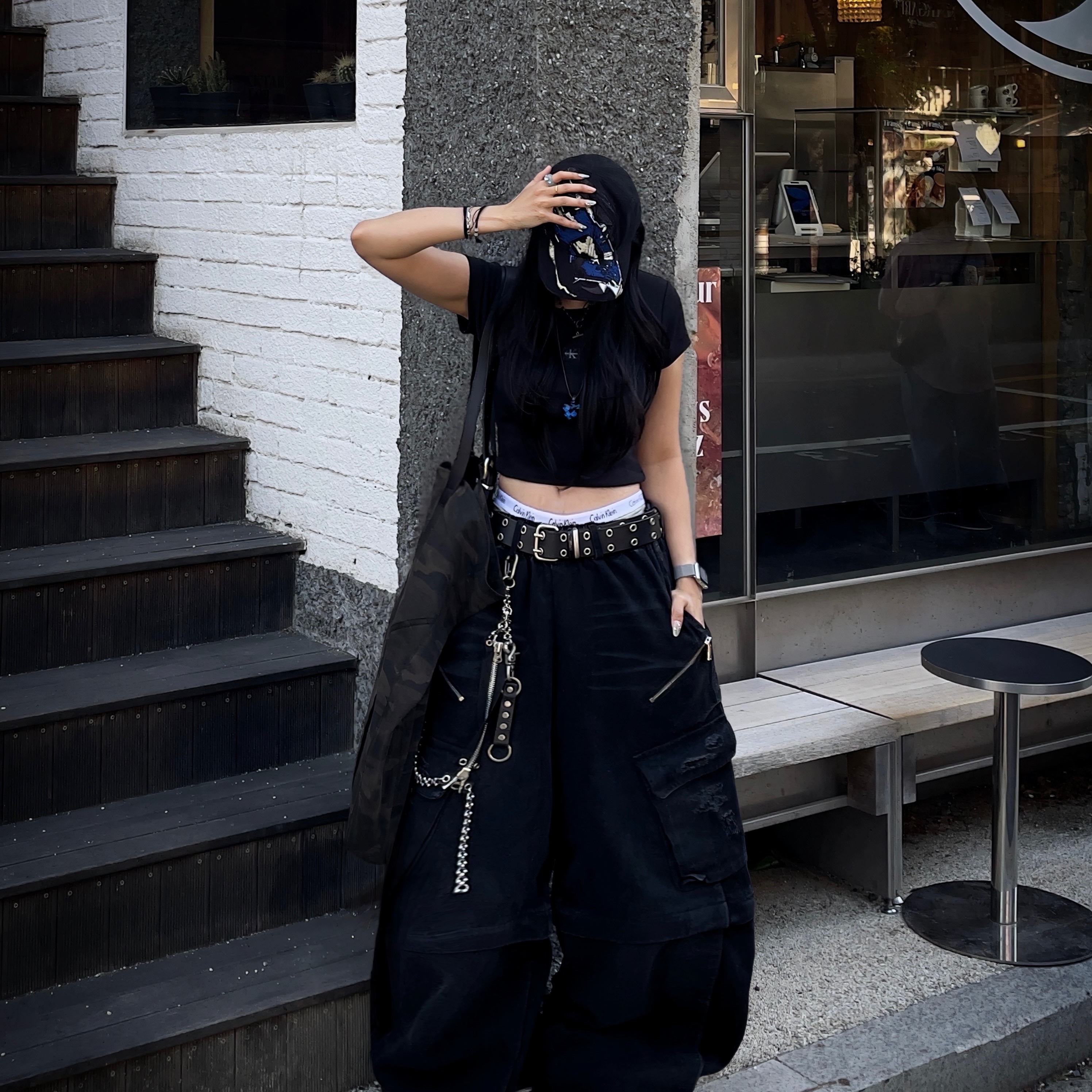 (W) Calvin Klein Carousel 3-pack Bikini Brief Black Grey White, (W) Nike Air Max Isla Sandal Black Anthracite 착용 스타일 - 3