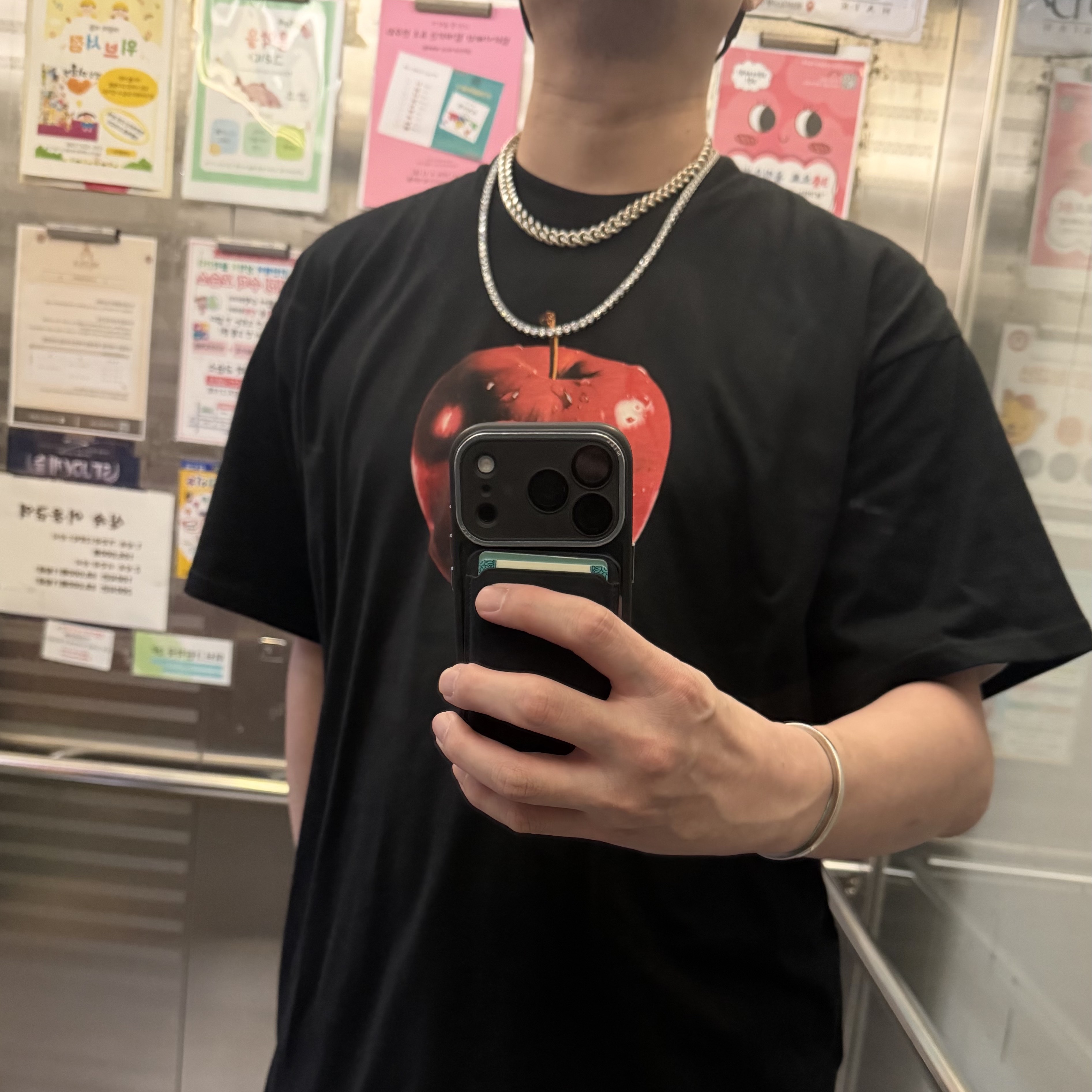 Carhartt WIP S/S Spoiled T-Shirt Black 착용 스타일