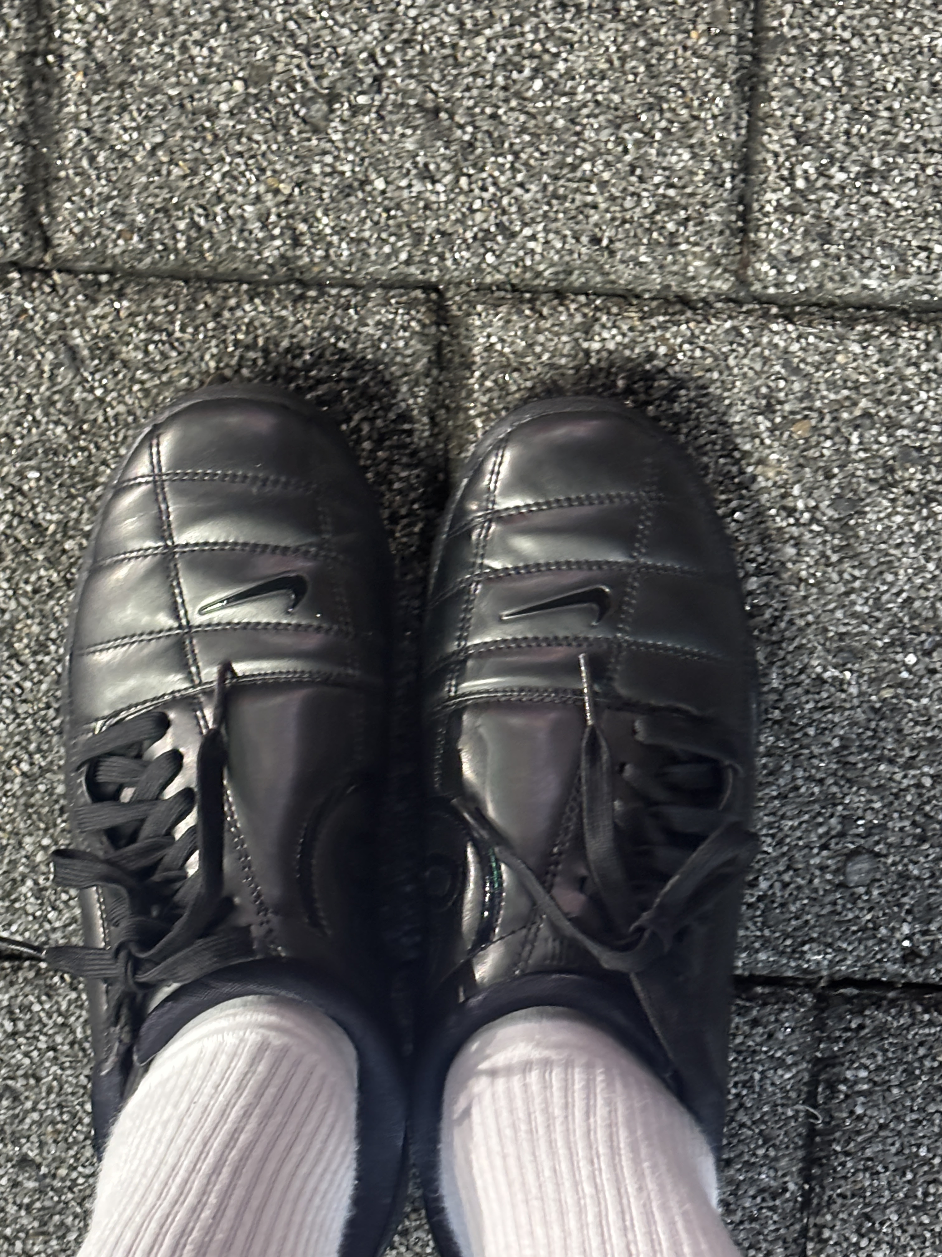 (W) Nike Total 90 Black Anthracite 착용 스타일