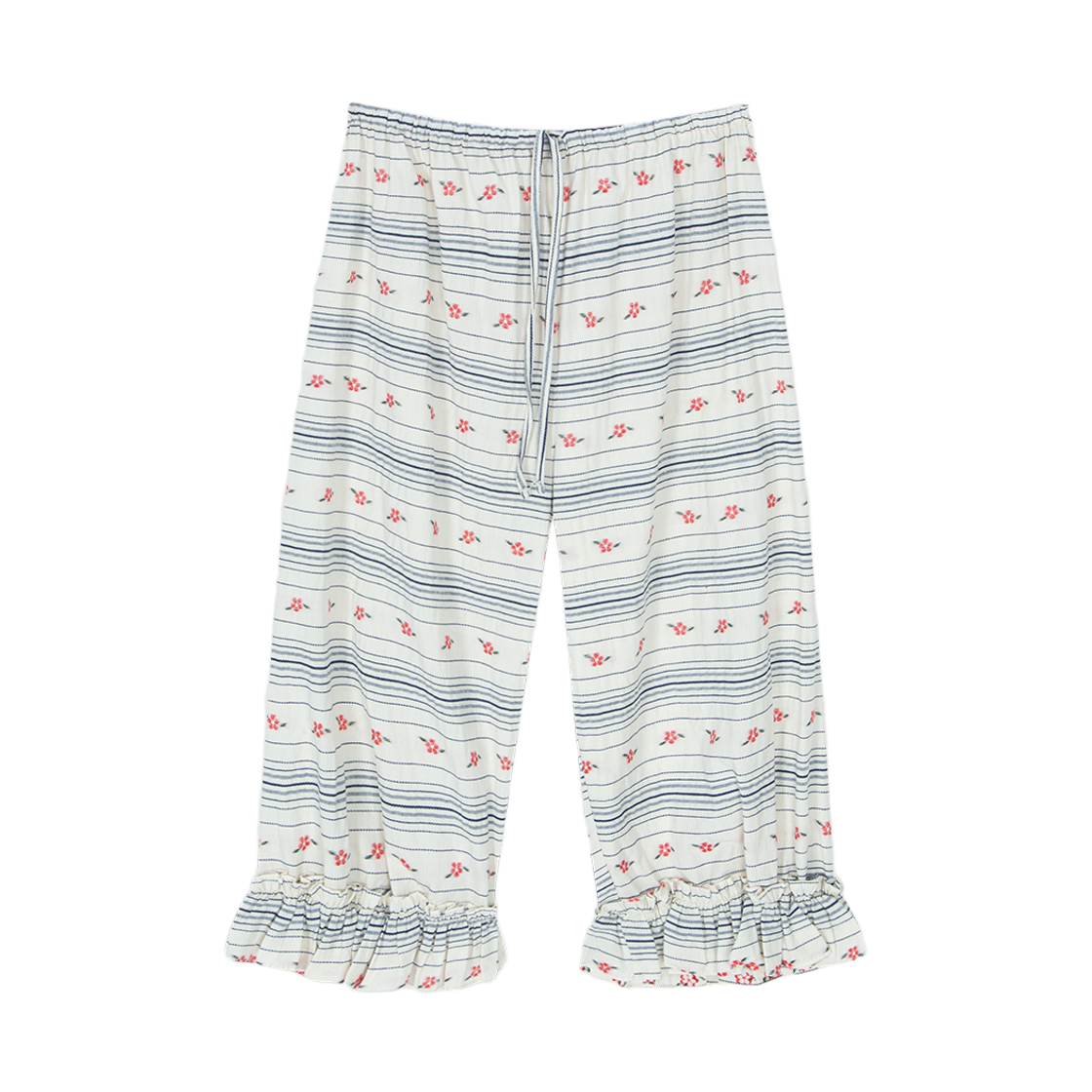 HF26BPT016BE HIGHTIDE FRANKIE Pattern Capri Pants Beige