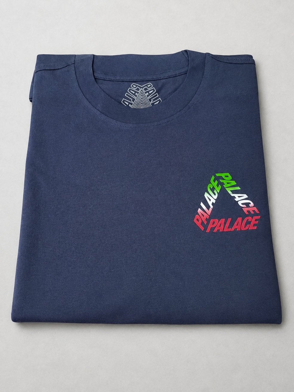 Palace Spectrum P3 T-Shirt Navy - 23SS 착용 스타일