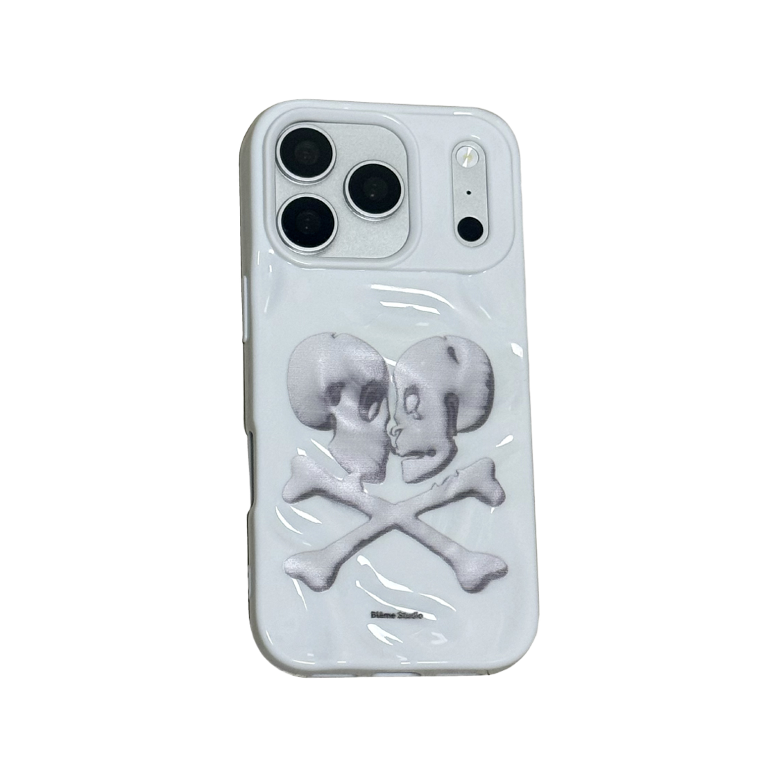블레임스튜디오 더블 화이트 스컬 케이스(BLAMESTUDIO Double White Skull Case)