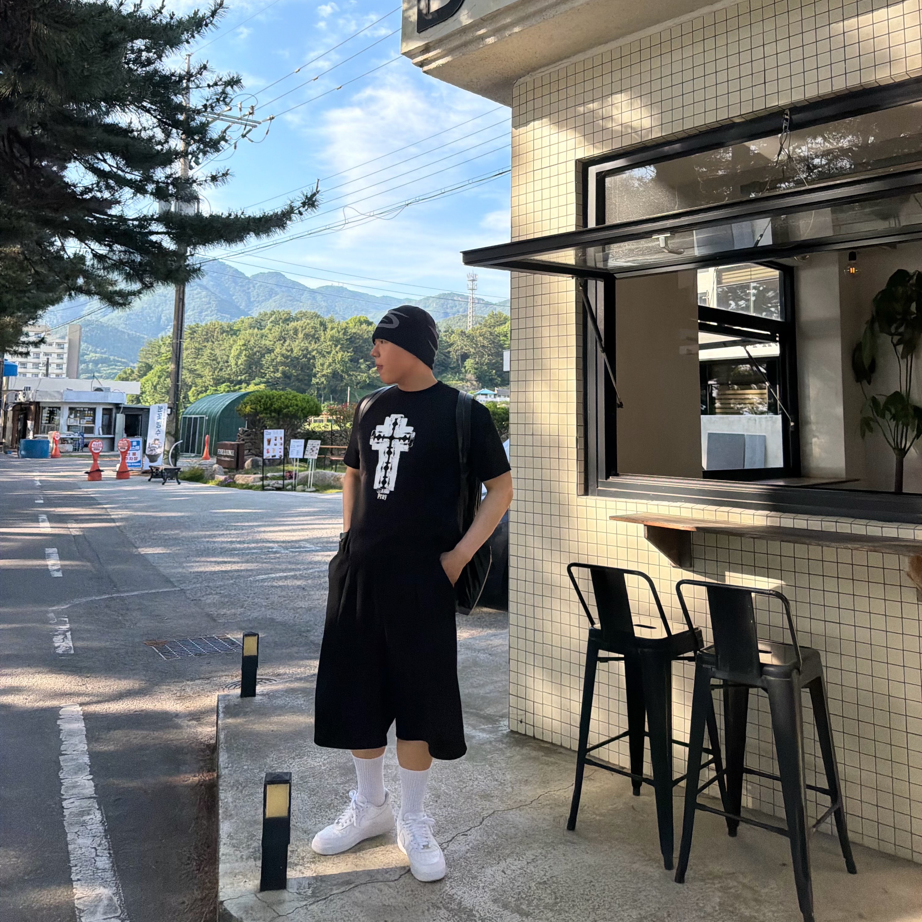 Nike Air Force 1 '07 Low White 착용 스타일 - 4