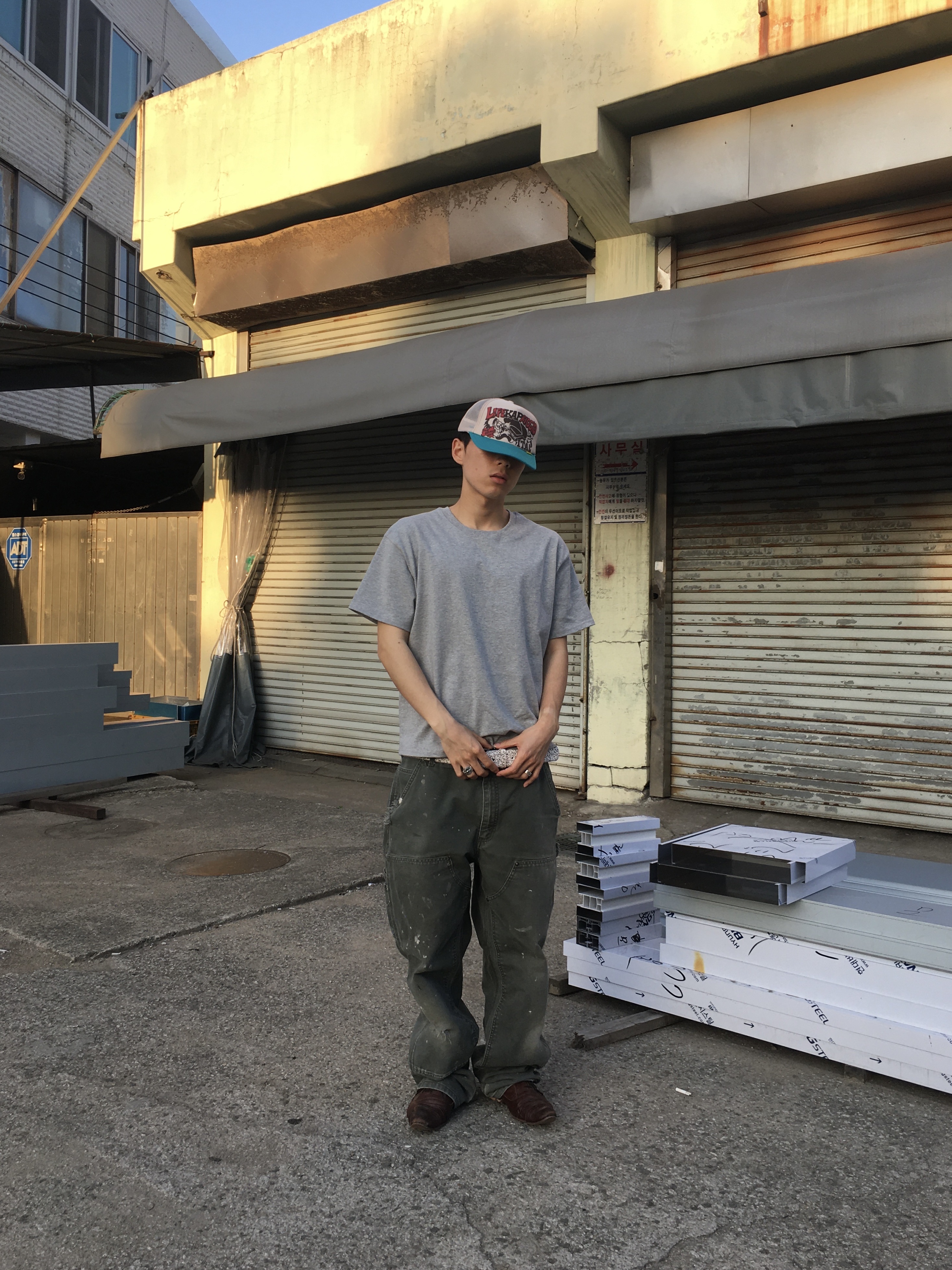 Undermycar Calf Hair Module Belt Strap Speckled Noir Hide, Kapital Life Kapriccio Pt Truck Cap Kinari Turquoise 착용 스타일 - 2