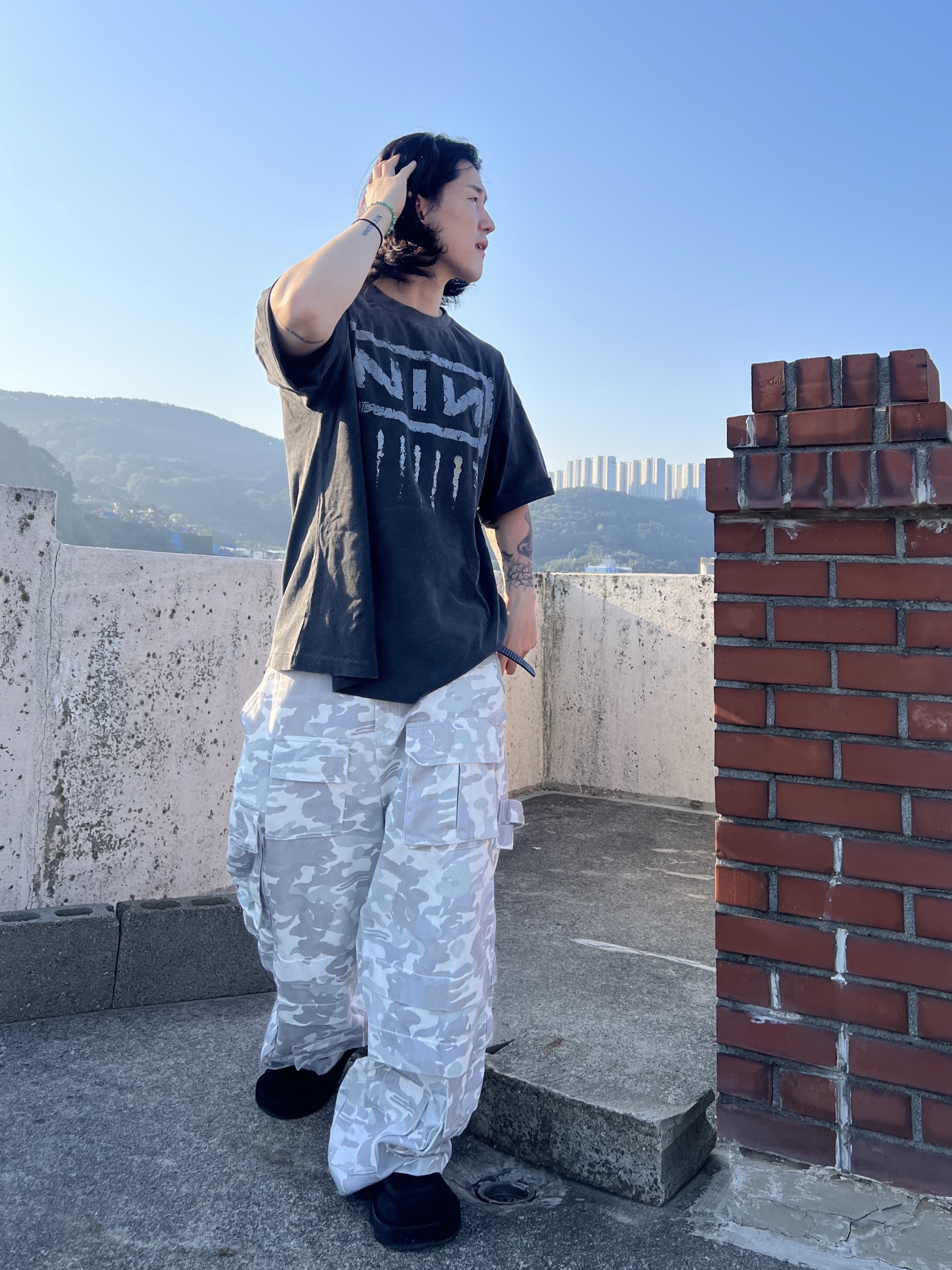 Epr. Layer Double Strap Belt 착용 스타일 - 7