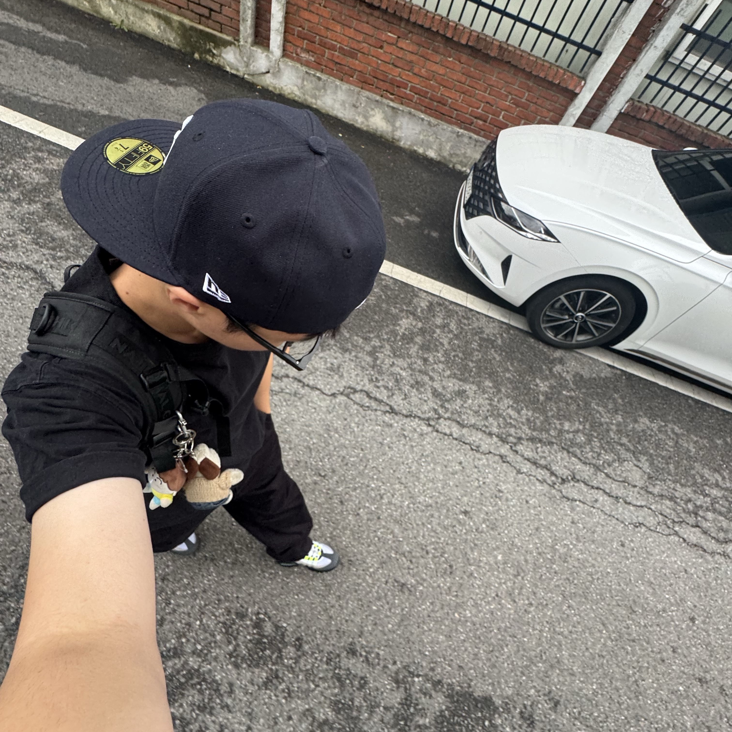Nike Air Max 95 OG Neon, Uniqlo U Wide FIt Chino Pants Black 착용 스타일