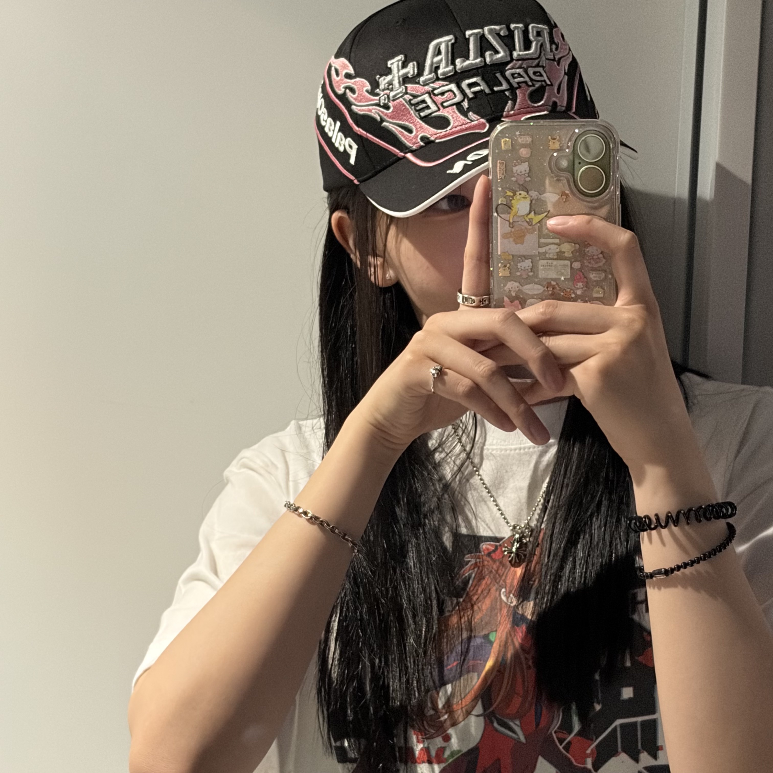 Palace x Rizla 6 Panel Black - 26SS 착용 스타일