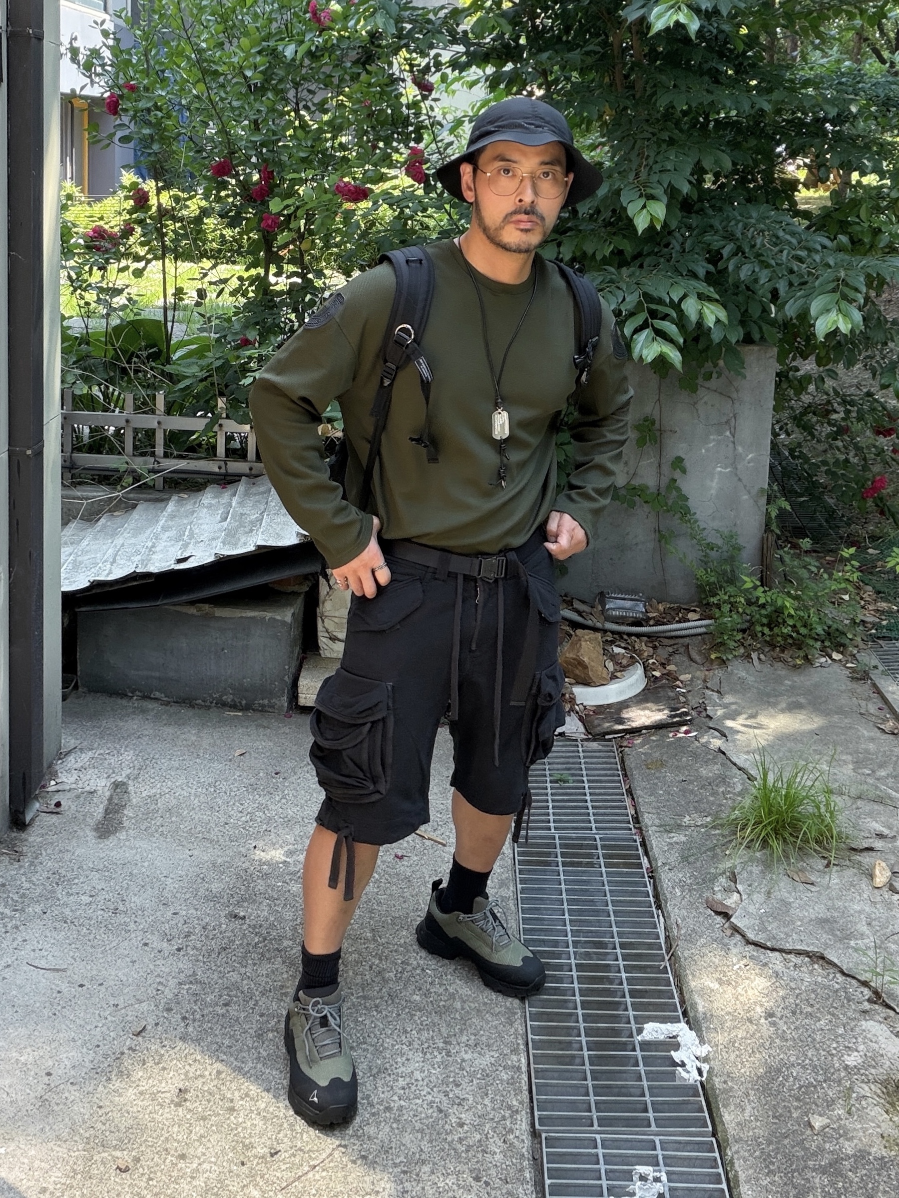 Roa Hiking Katharina Olive Black 착용 스타일 - 1