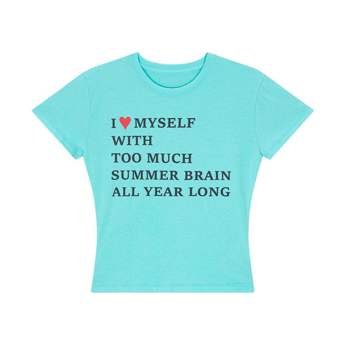 HF26BST022MT HIGHTIDE FRANKIE Summer Brain Tee Mint