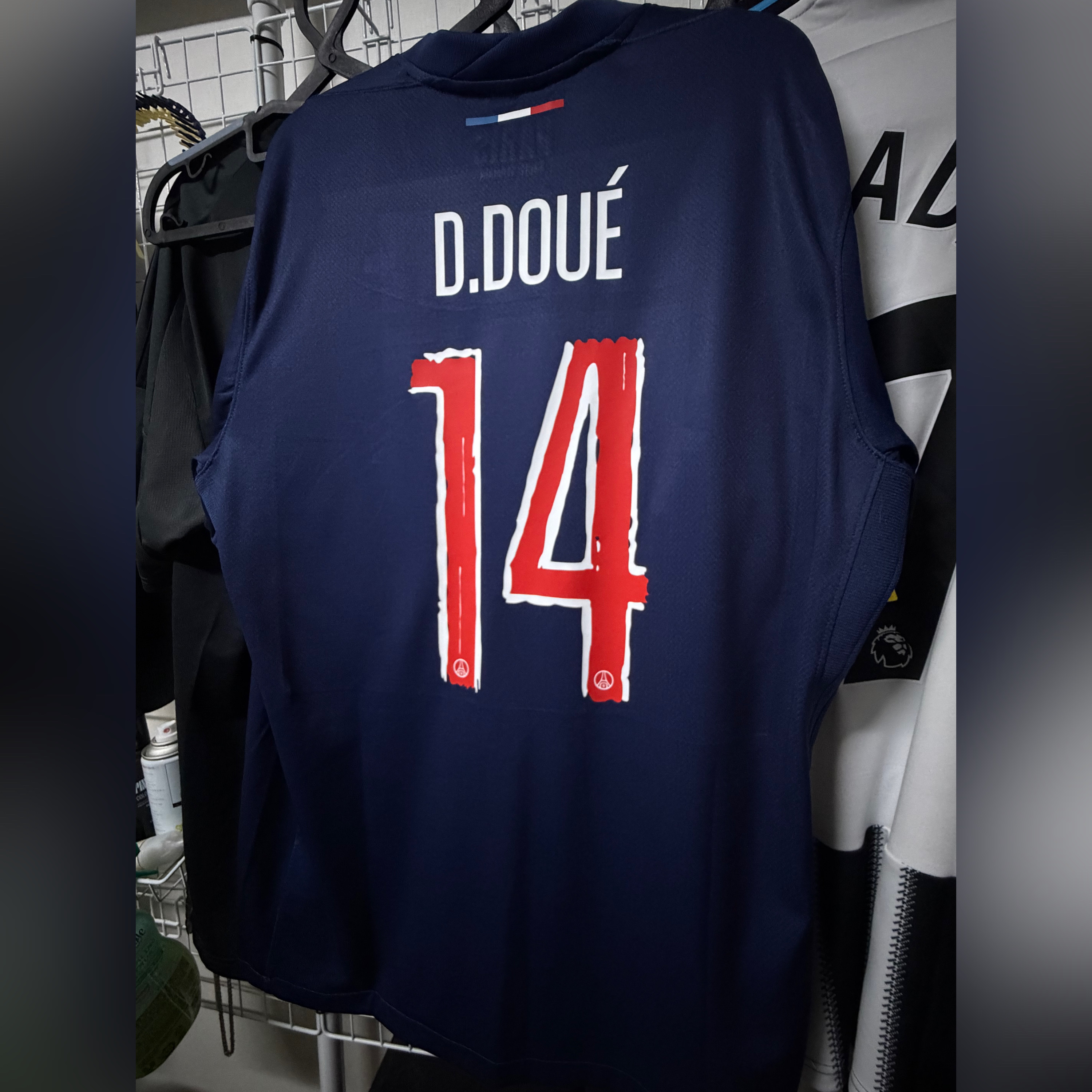 Nike Paris Saint-Germain 2024/25 Dri-Fit Stadium Home Replica Jersey Midnight Navy (Non Marking Ver.) 착용 스타일
