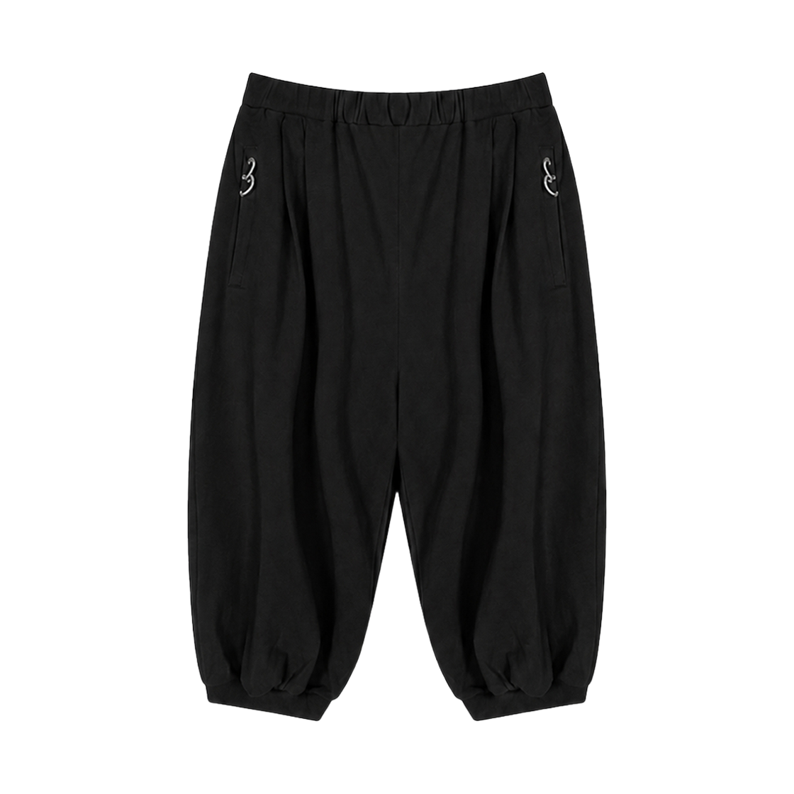 HF26BPT015BK HIGHTIDE FRANKIE Sweat Capri Jogger Pants Black