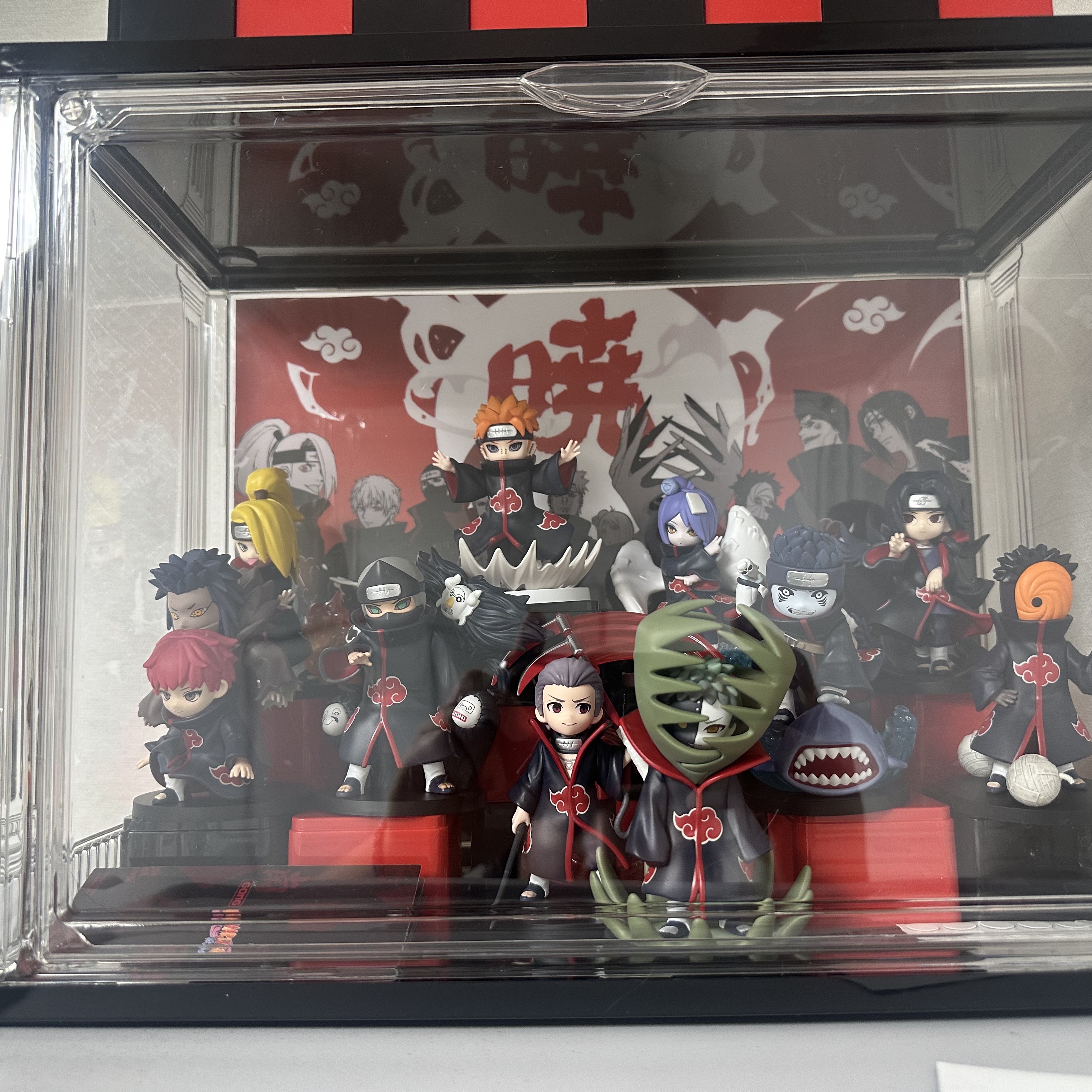 Pop Mart Naruto: Shippuden Series Battle Against Akatsuki Themed Figure Sealed Case (10 Blind Boxes) 착용 스타일