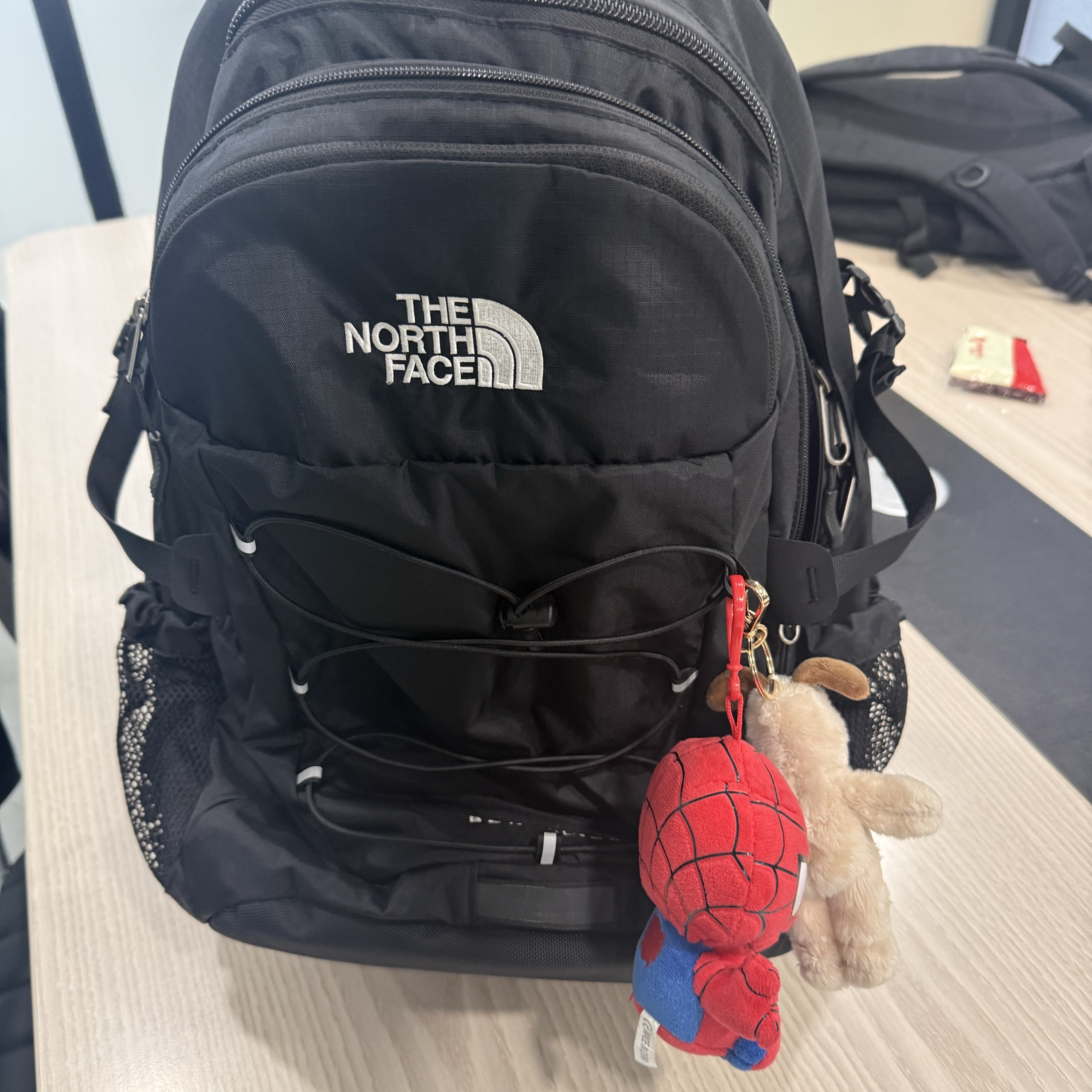 The North Face Borealis II Black 착용 스타일