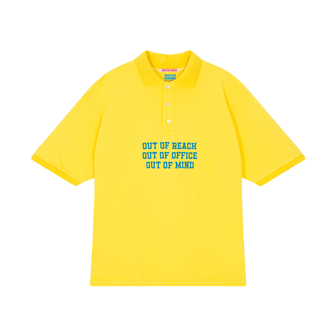HF26BST023YL HIGHTIDE FRANKIE Oversized Pique Shirt Yellow