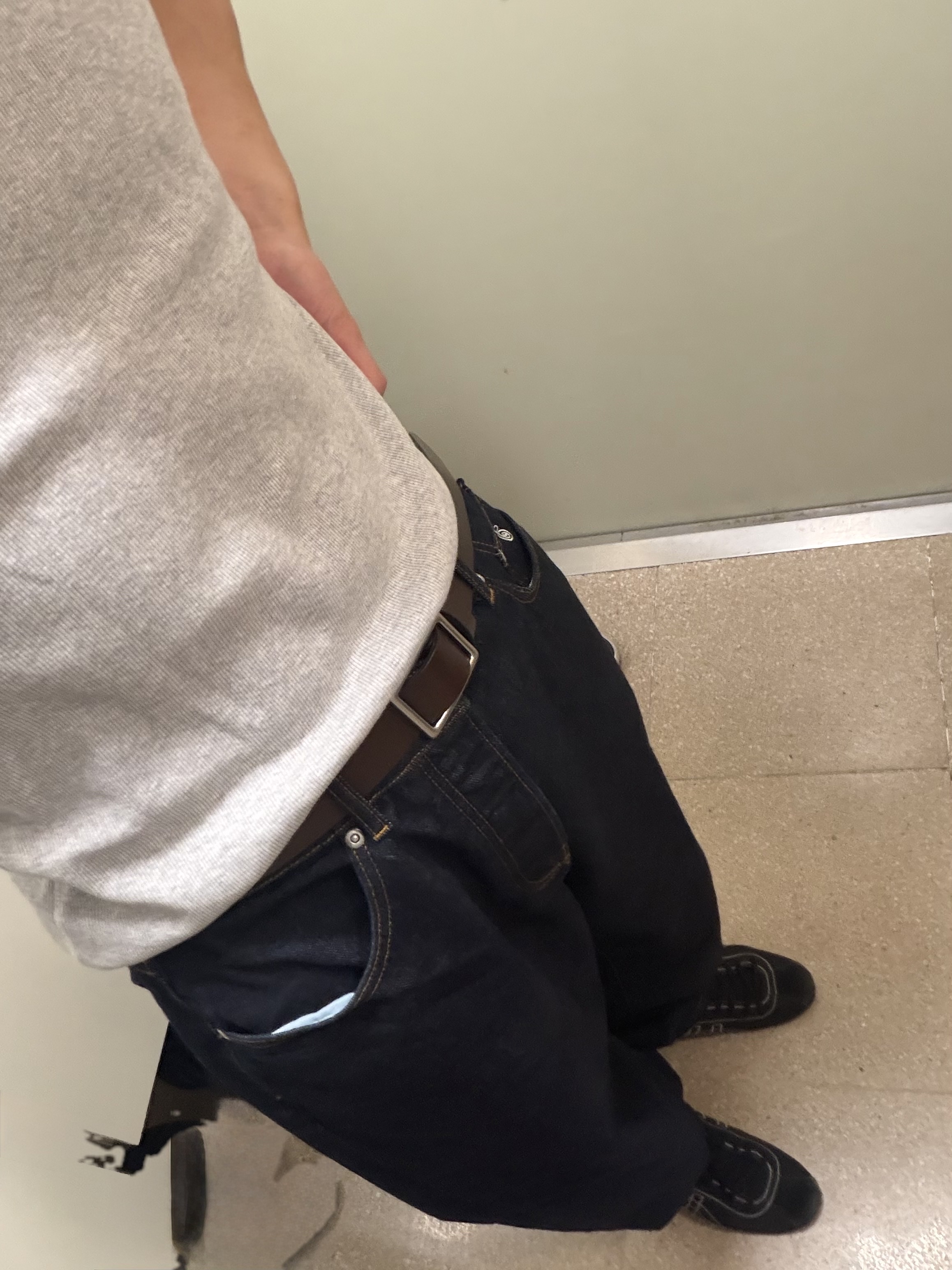 Stussy Denim Big OL' Jean Rinsed Indigo 착용 스타일 - 2