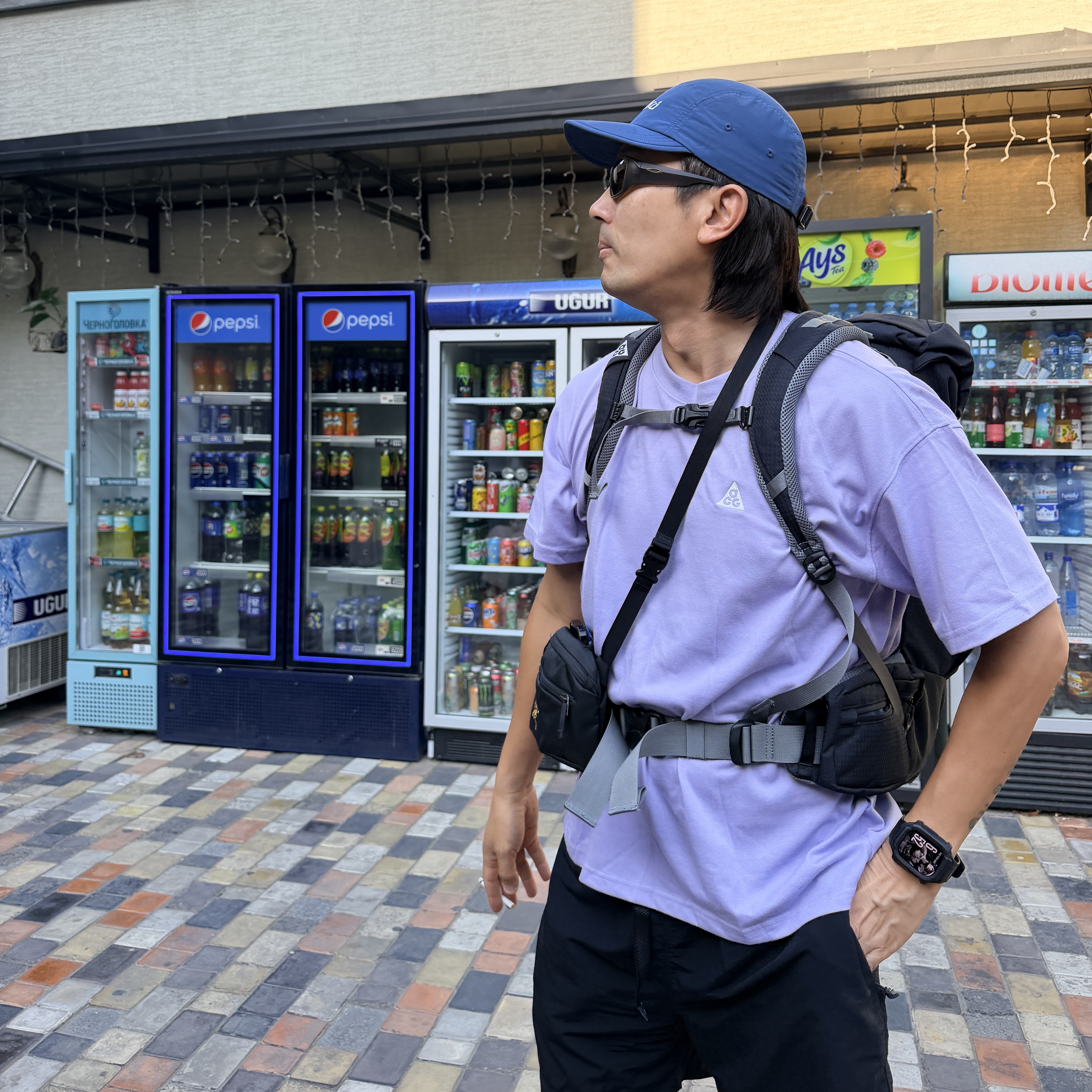 Nike ACG 36 Backpack Black 착용 스타일