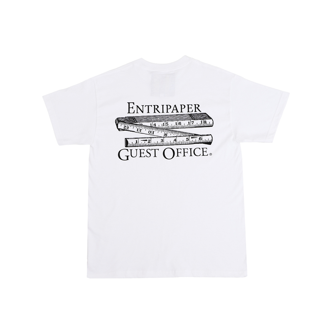 엔트리페이퍼 게스트오피스 티셔츠 화이트(Entripaper Guestoffice White)