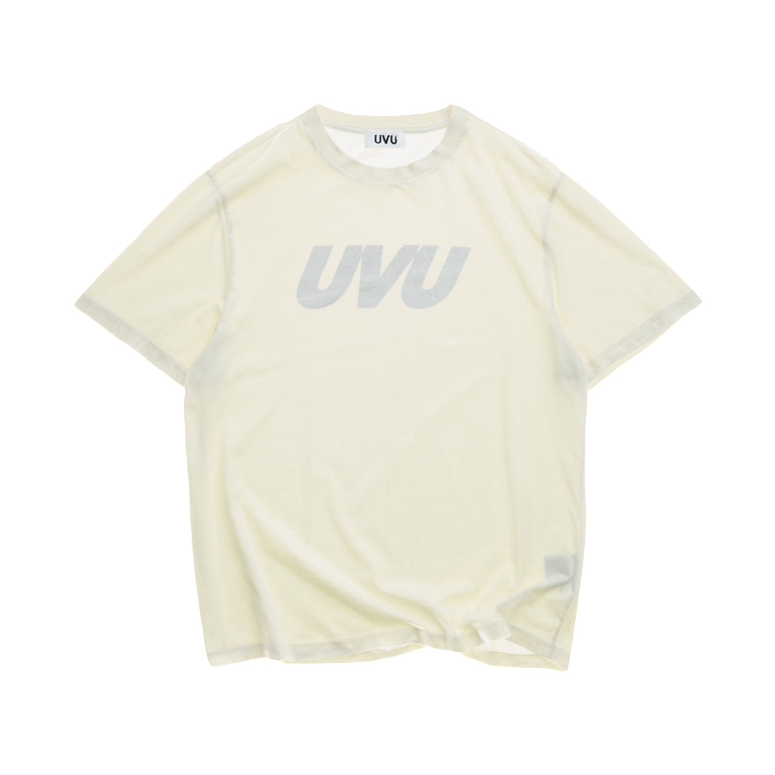 UVU 아웃라인 티셔츠 워시드 블랙 | UVU | KREAM