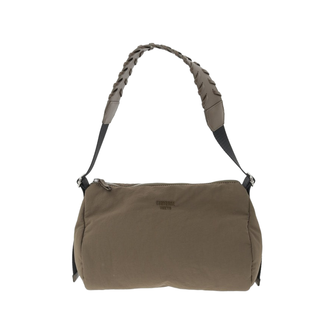 컨버스 도쿄 레이스업 핸들 퍼프 백 카키(Converse Tokyo Lace-Up Handle Puff Bag Khaki)
