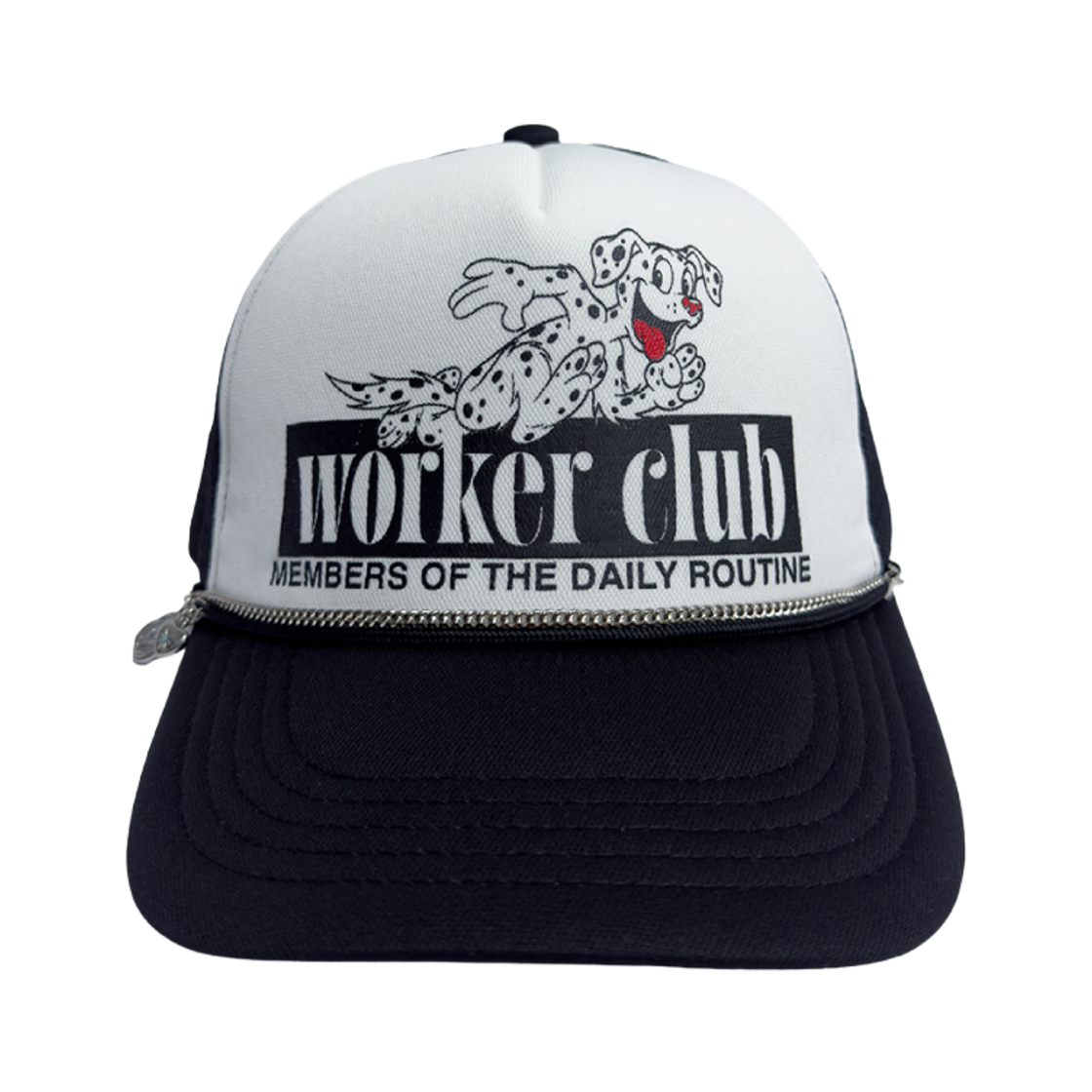 KM26SS26-3 Kasual Manual Worker Club Mesh Cap Black
