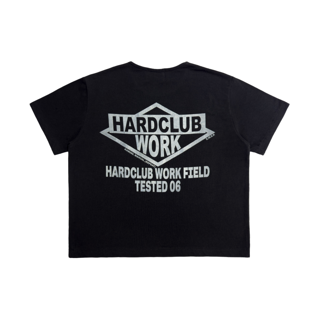 캐주얼 매뉴얼 하드 클럽 06 티셔츠 블랙(Kasual Manual Hard Club 06 T-Shirt Black) - 2