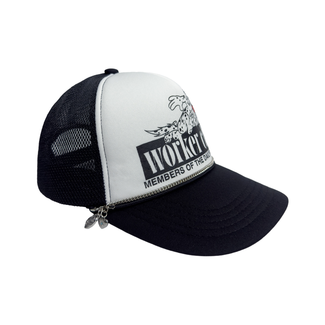캐주얼 매뉴얼 워커 클럽 메쉬 캡 블랙(Kasual Manual Worker Club Mesh Cap Black) - 2