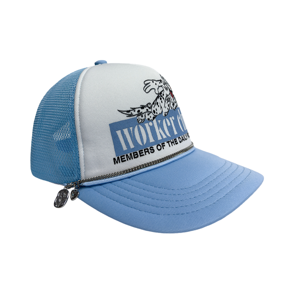 캐주얼 매뉴얼 워커 클럽 메쉬 캡 스카이블루(Kasual Manual Worker Club Mesh Cap Sky Blue) - 2