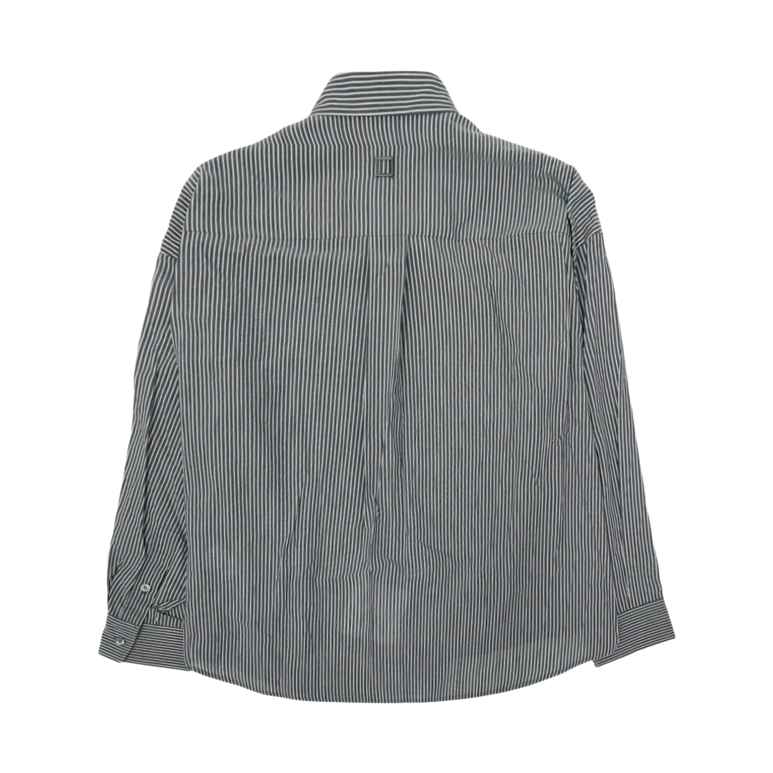 우영미 스트라이프 오버사이즈 셔츠 블랙 - 26SS(Wooyoungmi Stripe Oversize Shirt Black - 26SS) - 2