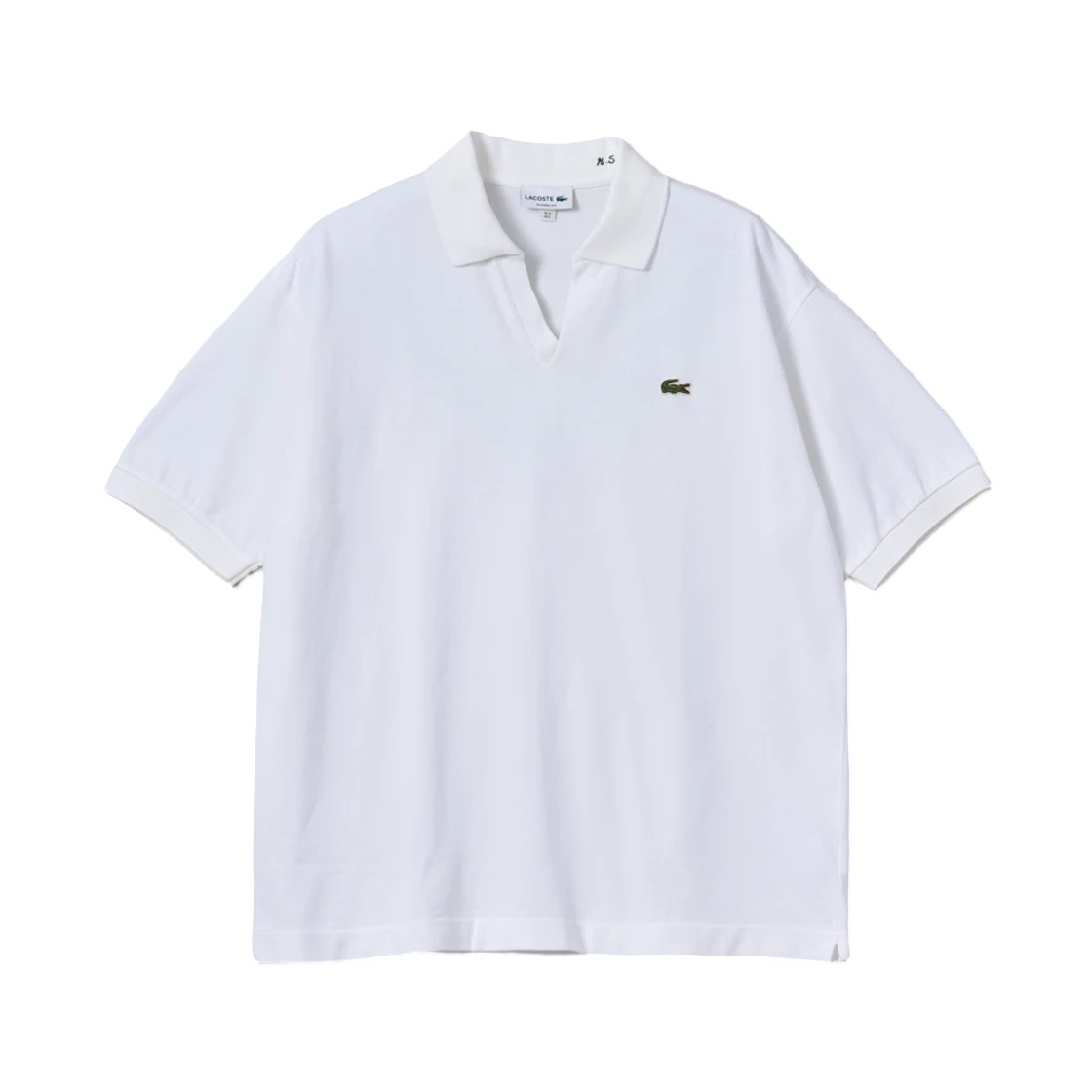 캡틴 선샤인 x 라코스테 스키퍼 셔츠 화이트(Kaptain Sunshine x Lacoste Skipper Shirt White) - 1