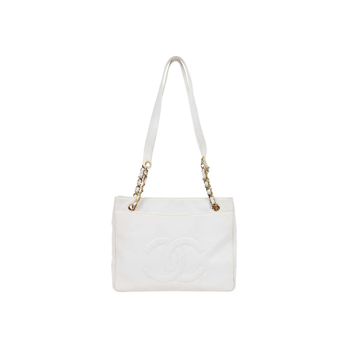 샤넬 화이트 캐비어 빅CC 체인 숄더백 A-A59997(Chanel White Caviar Big CC Chain Shoulder Bag A-A59997) - 1
