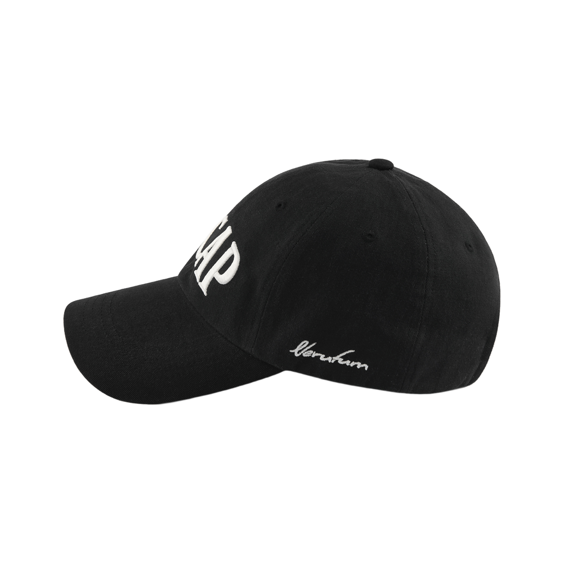 베루툼 노캡 볼드 슬로건 캡 블랙(VERUTUM BC52B No Cap Bold Slogan Cap Black) - 3