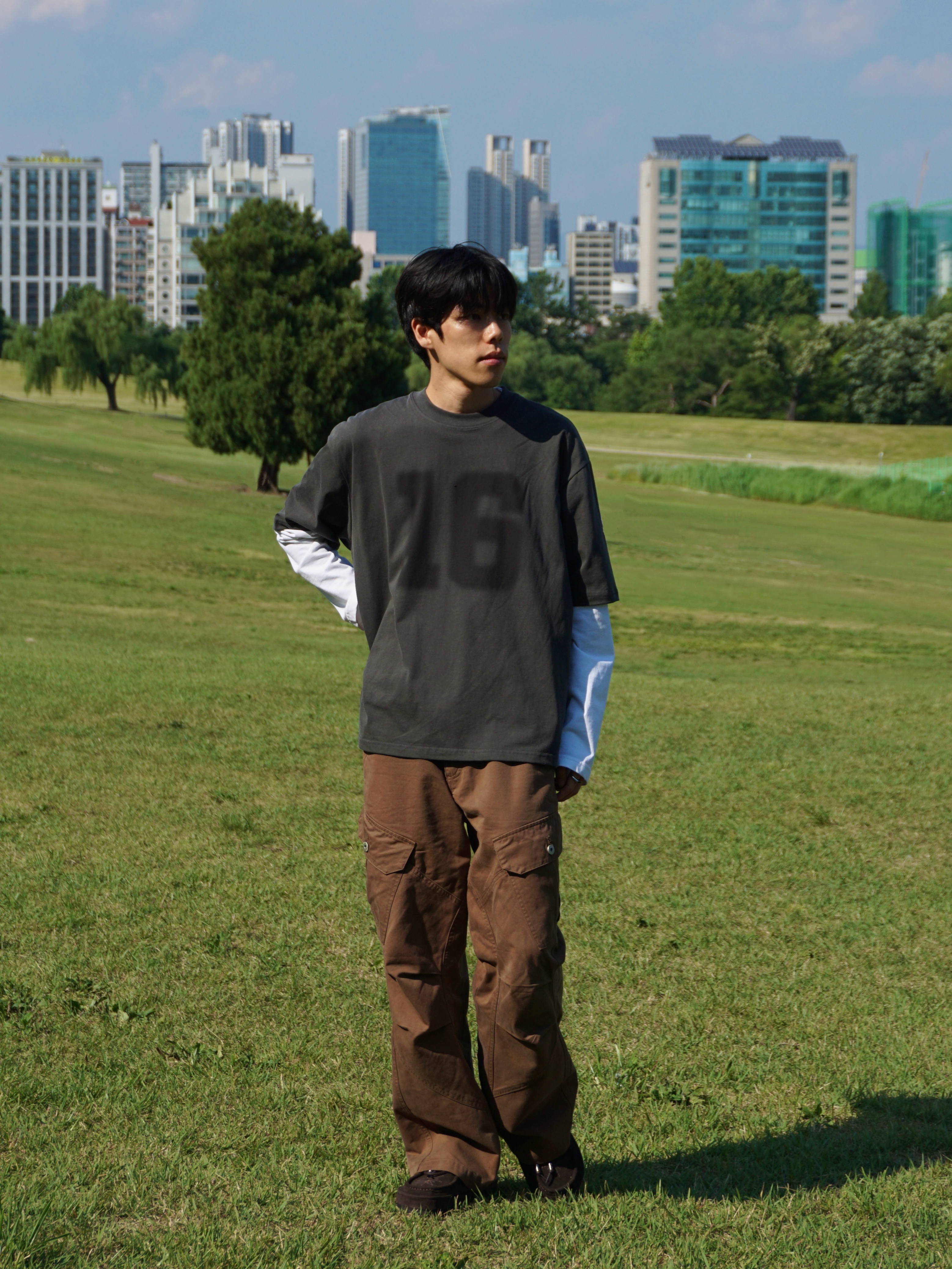 Millo Archive X Negative Three Crescendo Desert Mule Brown 착용 스타일 - 3