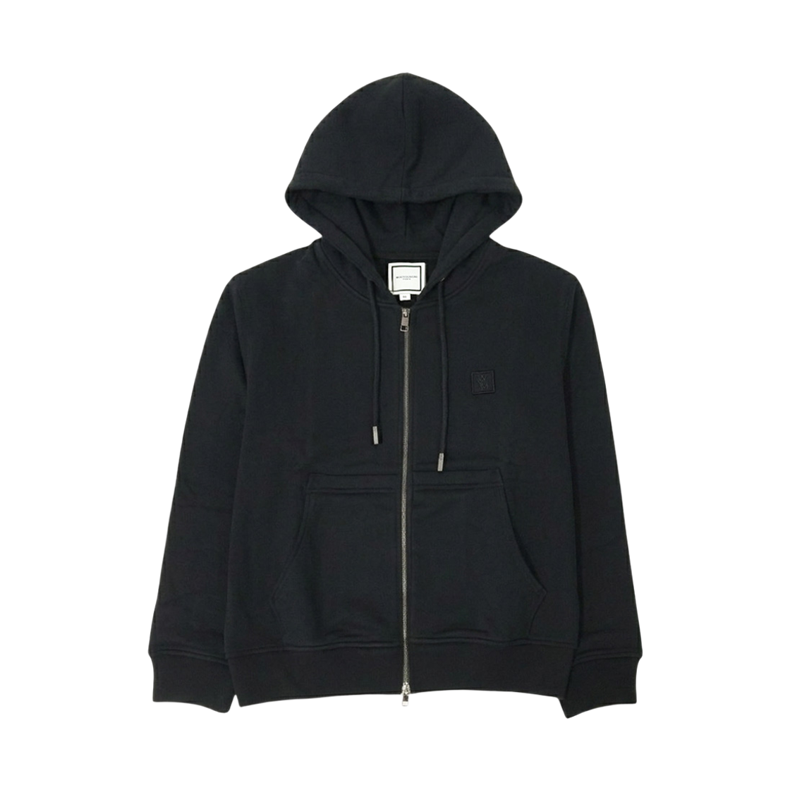 우영미 백로고 후드 집업 블랙 - 26SS(Wooyoungmi Back Logo Hooded Zipup Black - 26SS) - 2