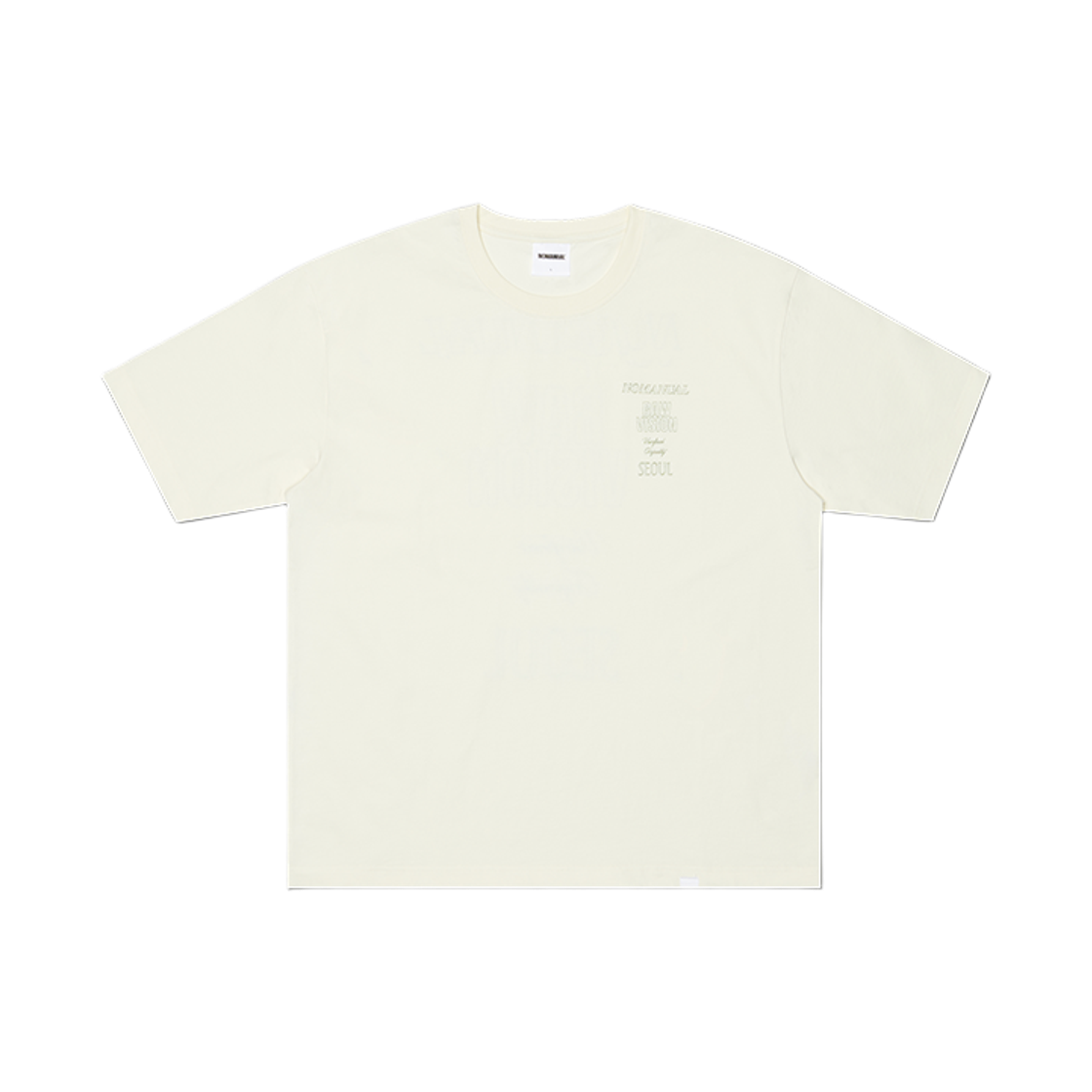 NMSS62TS19OTM NOMANUAL N.I T-Shirt Cream