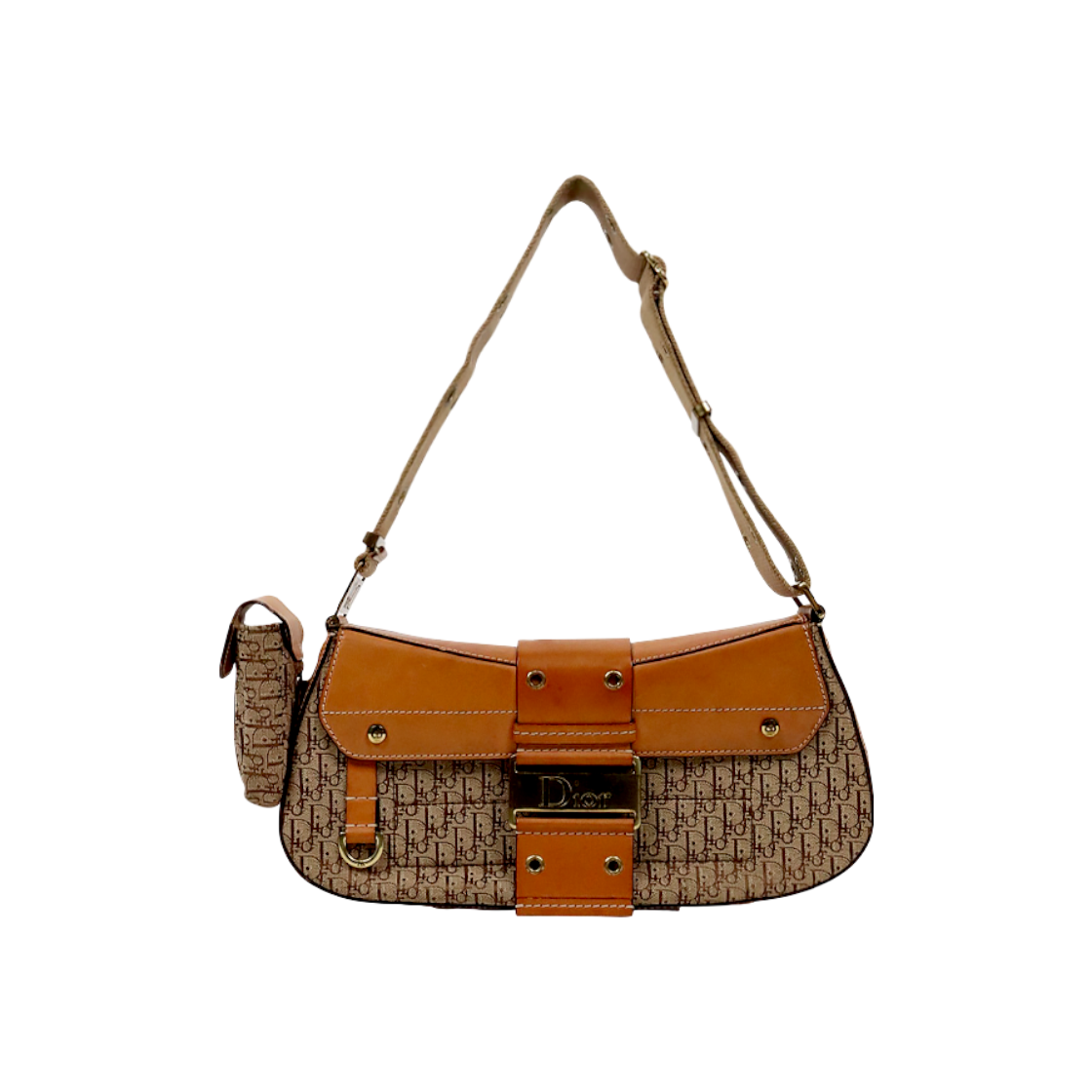 ITKOMWMOOREM Dior Beige Oblique Street Chic Shoulder Bag C-A60371