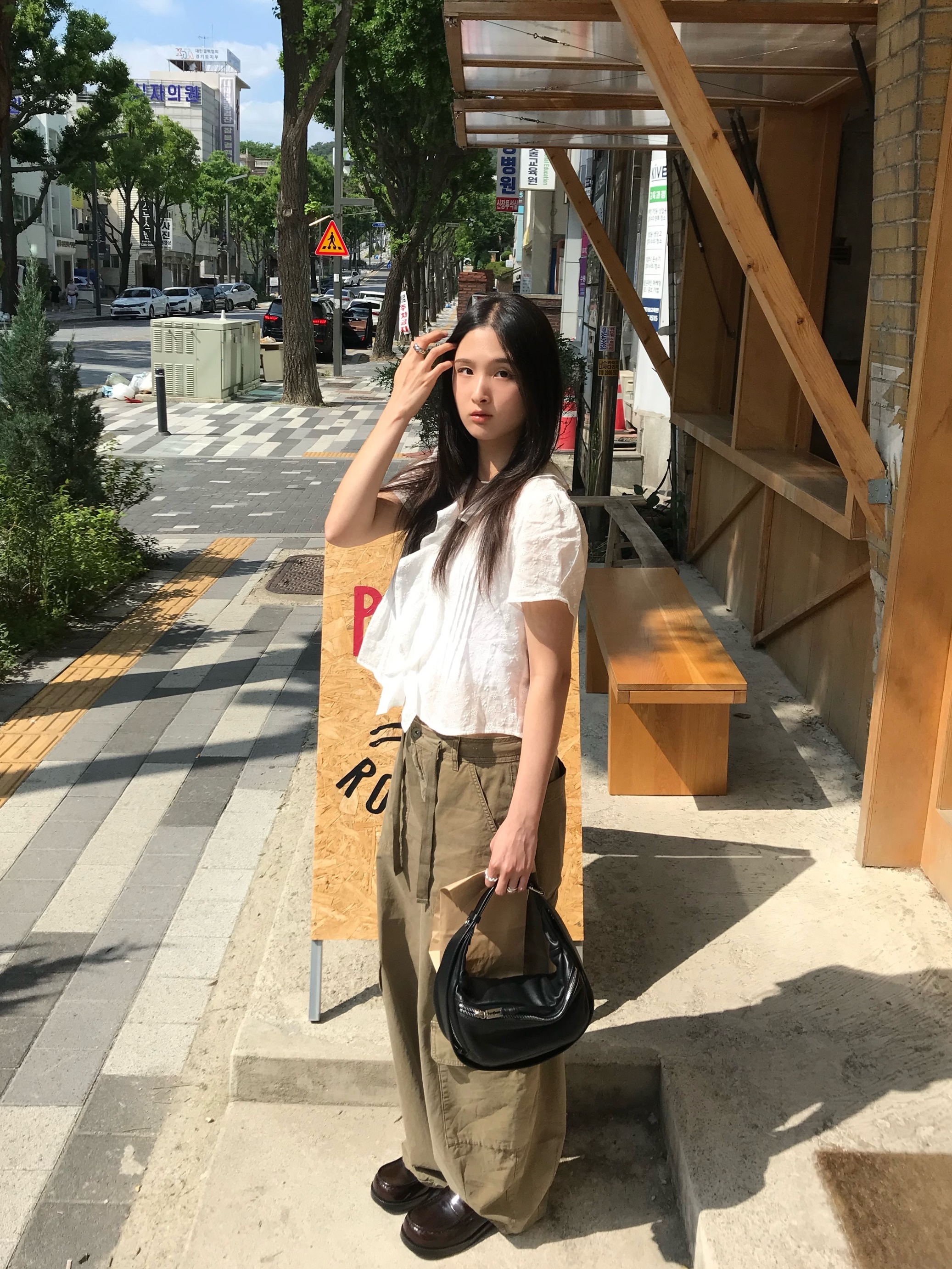 Haruta HS-4900 Oiko Loafer Jamaica 착용 스타일 - 4