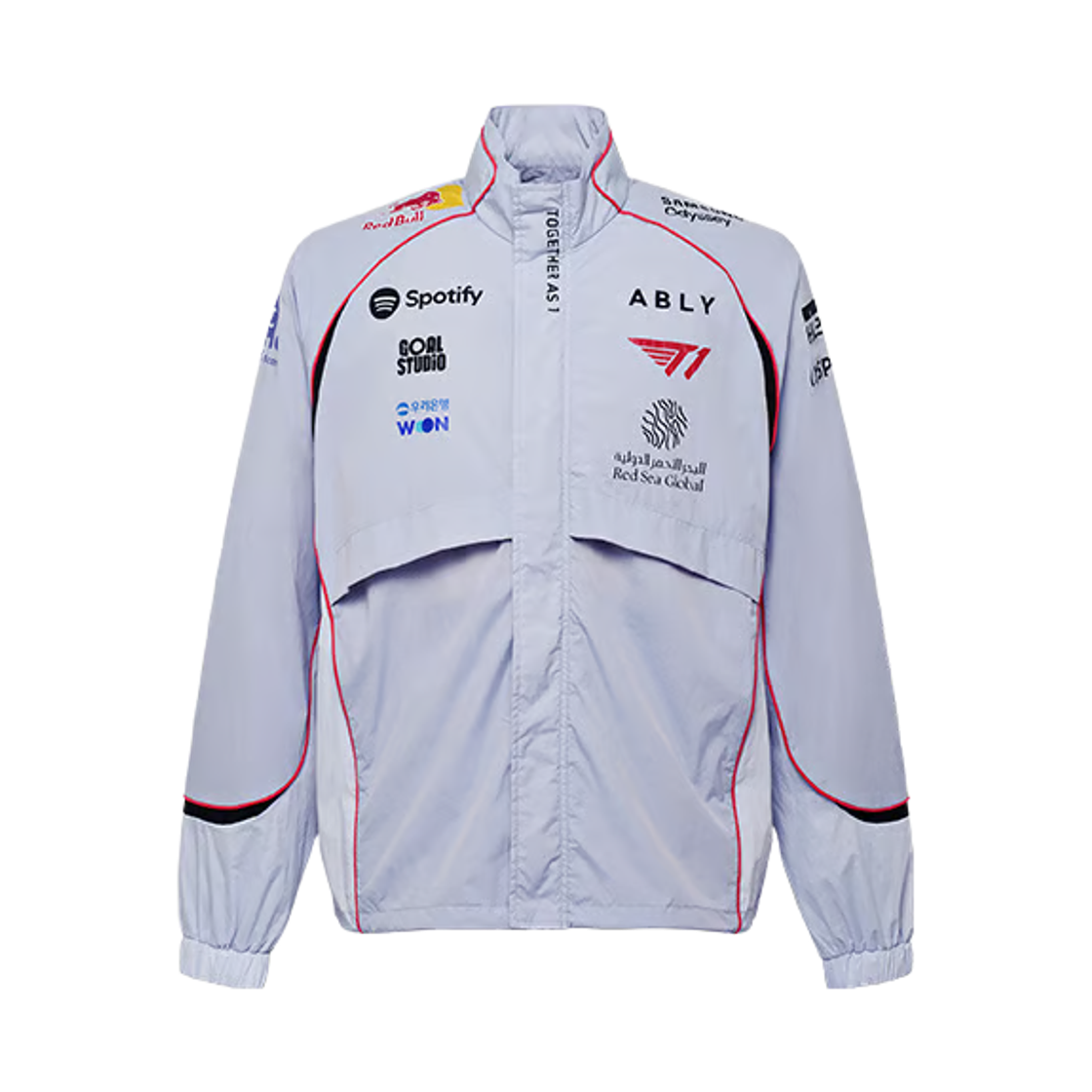 티원 2026 LCK 인터내셔널 자켓 그레이 (논 마킹 버전)(T1 2026 LCK International Jacket Gray (Non Marking Ver.))
