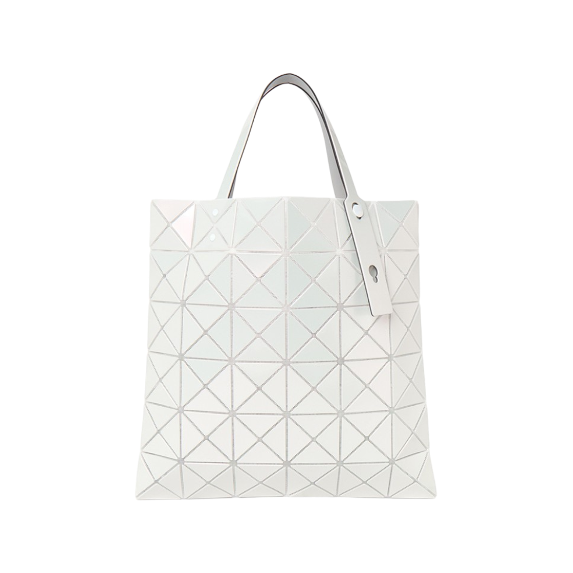 AG623-03 Bao Bao Issey Miyake Lucent Metallic Tote Bag Off White